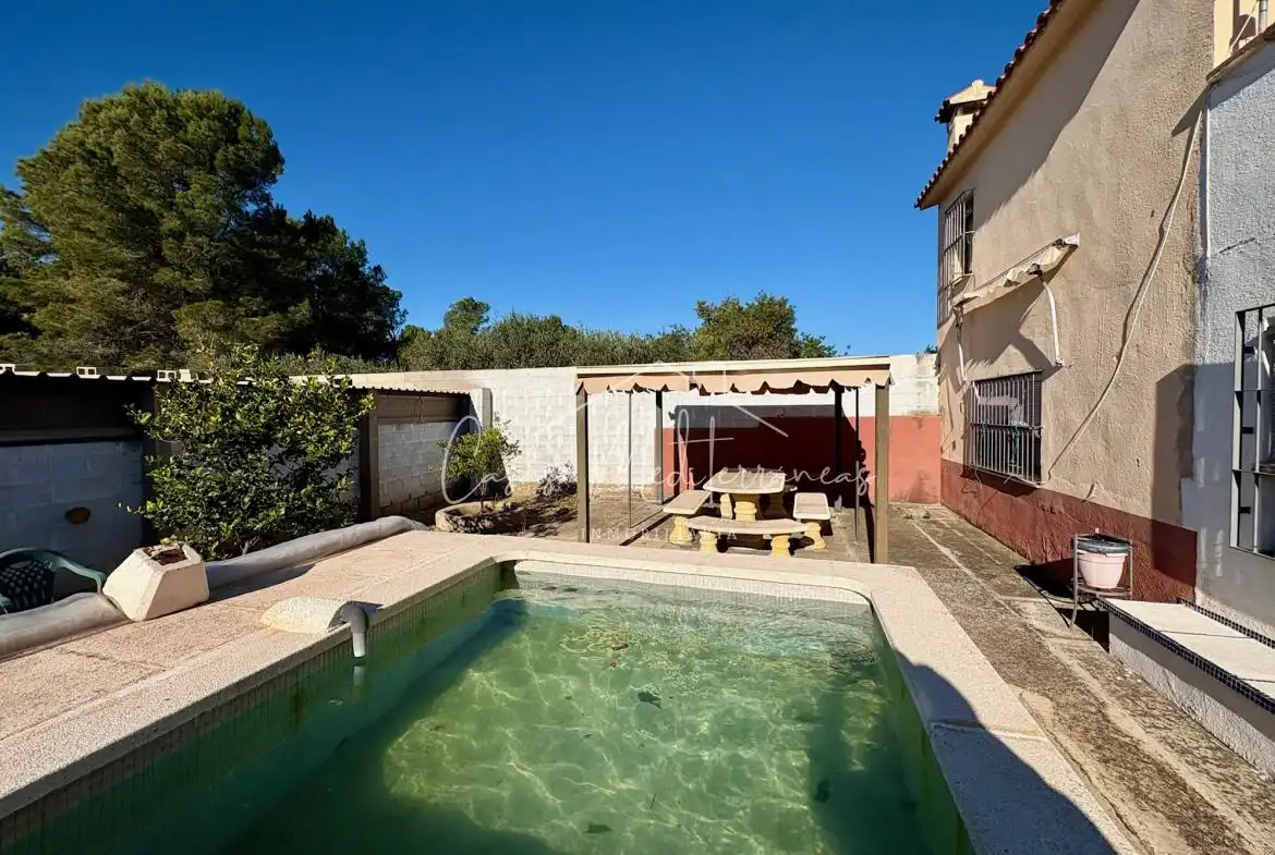 Piscina de Finca rústica en venta en Mont-roig del Camp con Jardín privado, Terraza y Piscina