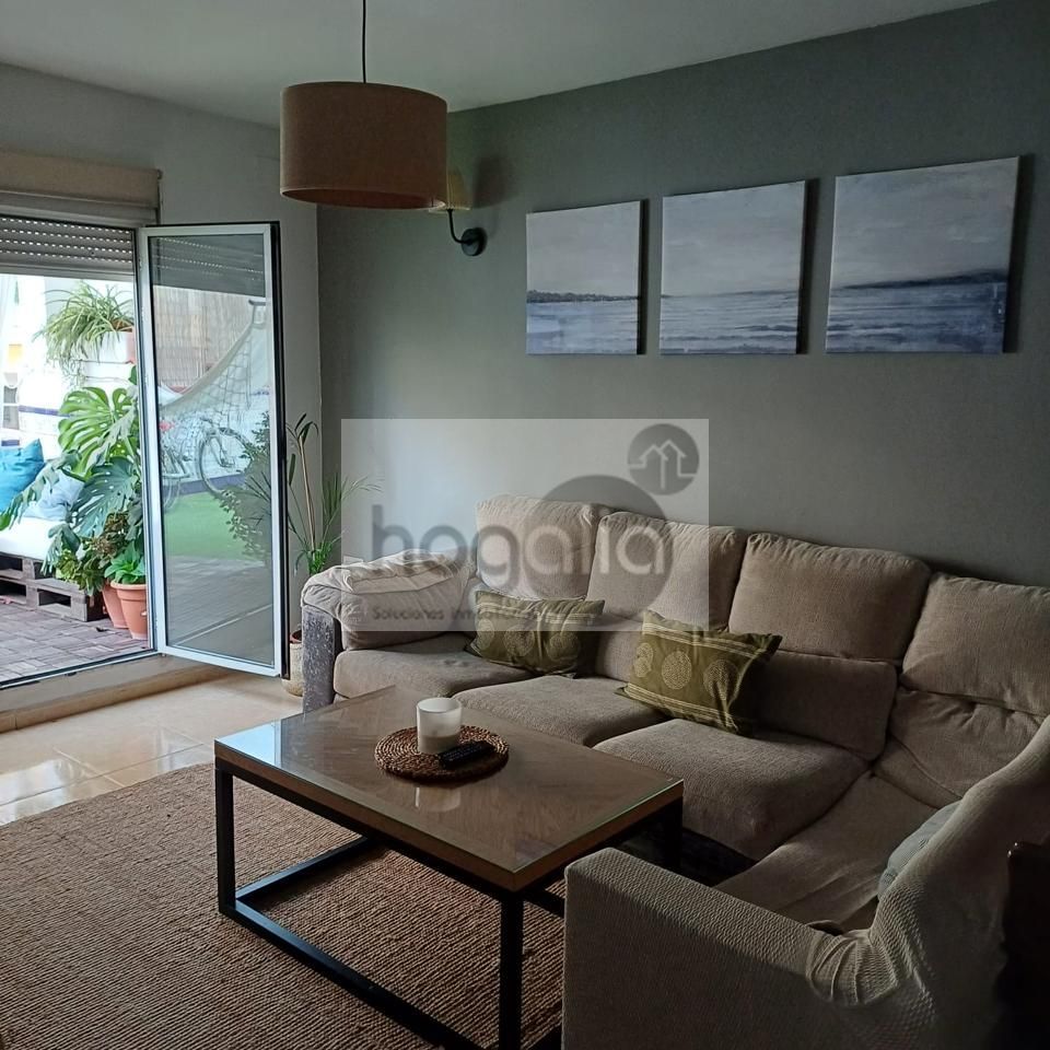 Sala de estar de Ático de alquiler en  Sevilla Capital con Aire acondicionado y Terraza