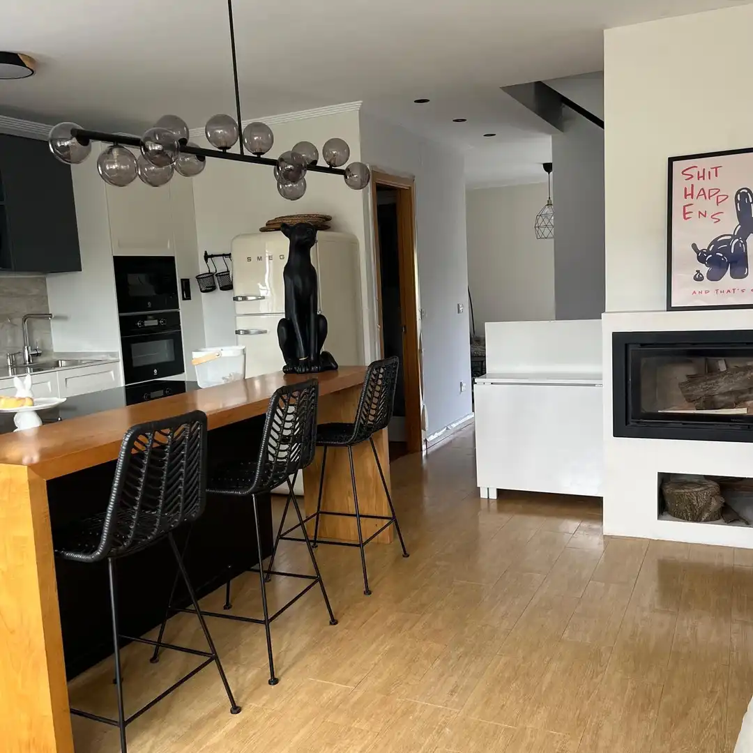 Cocina de Casa adosada en venta en Polanco con Calefacción, Jardín privado y Terraza