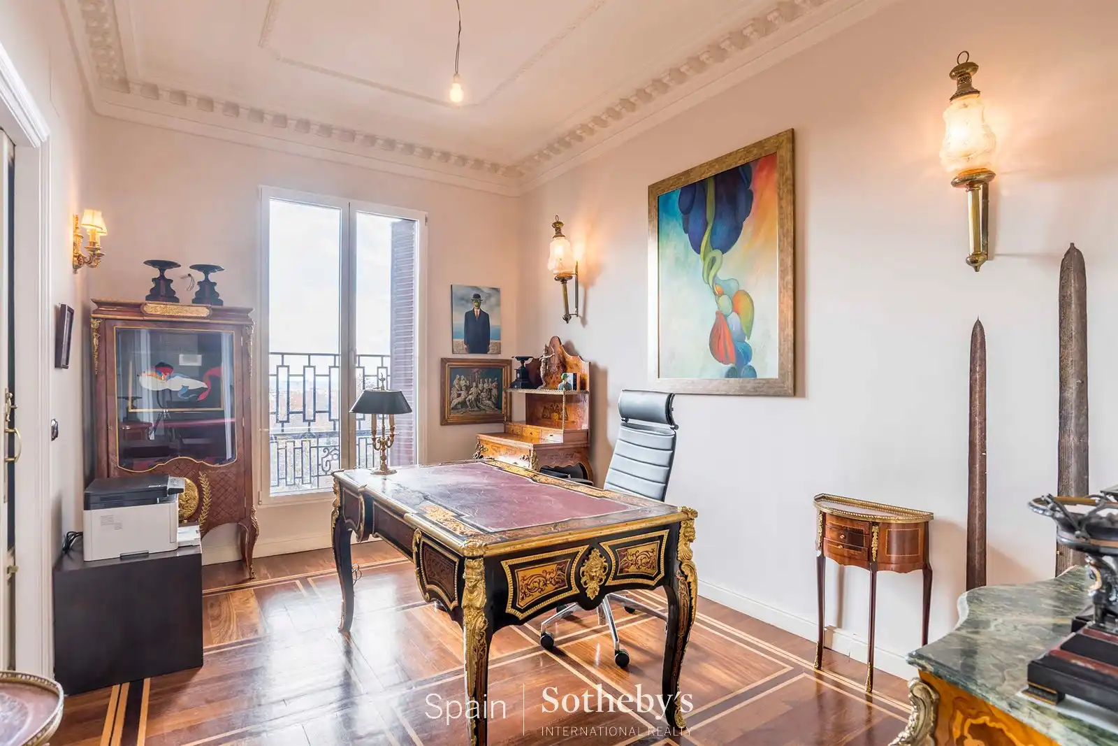 Menjador de Apartament de lloguer en Madrid amb Aire condicionat i Calefacció