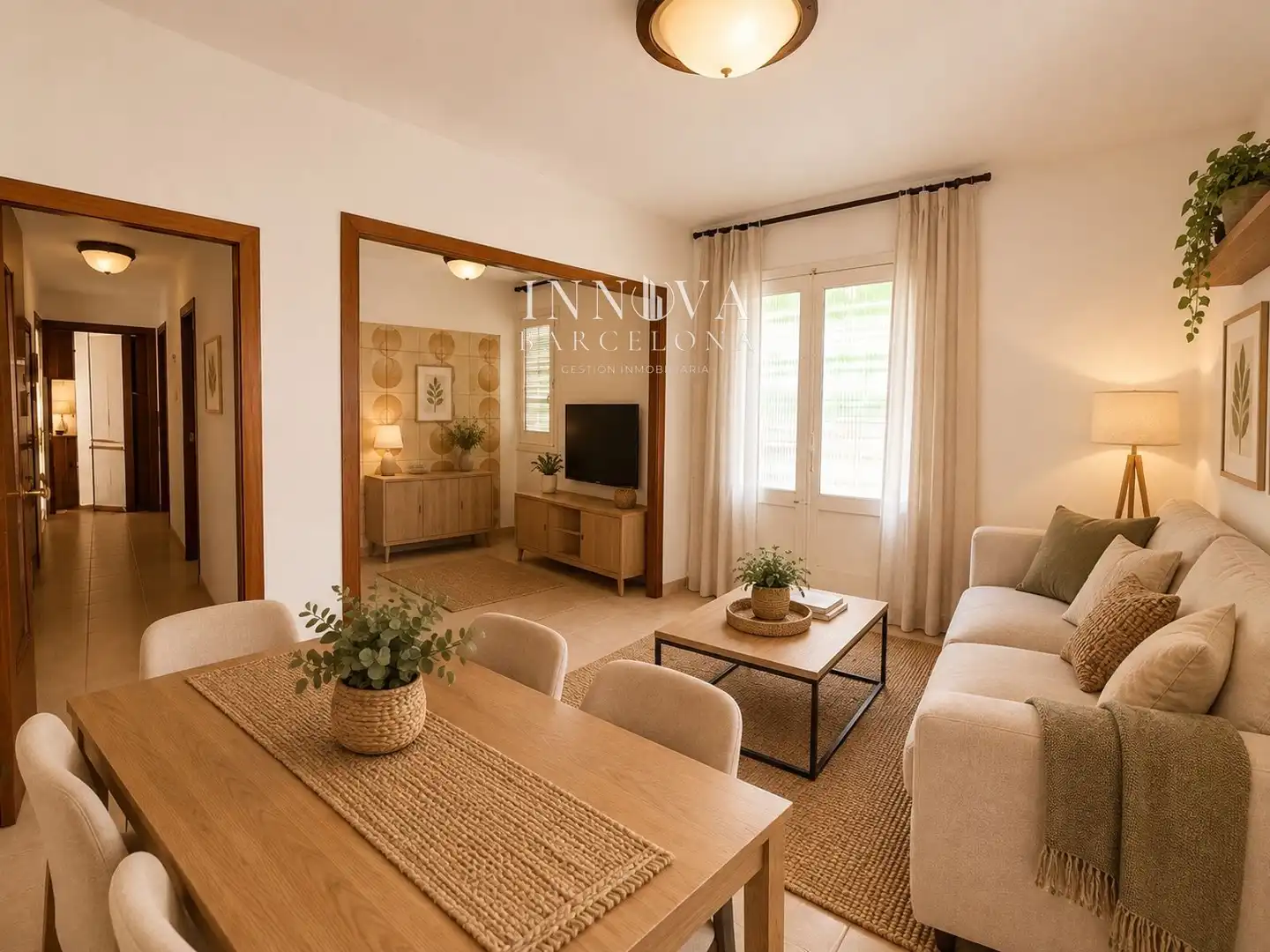 Wohnzimmer von Wohnung zum Verkauf in Barcelona mit Terrasse
