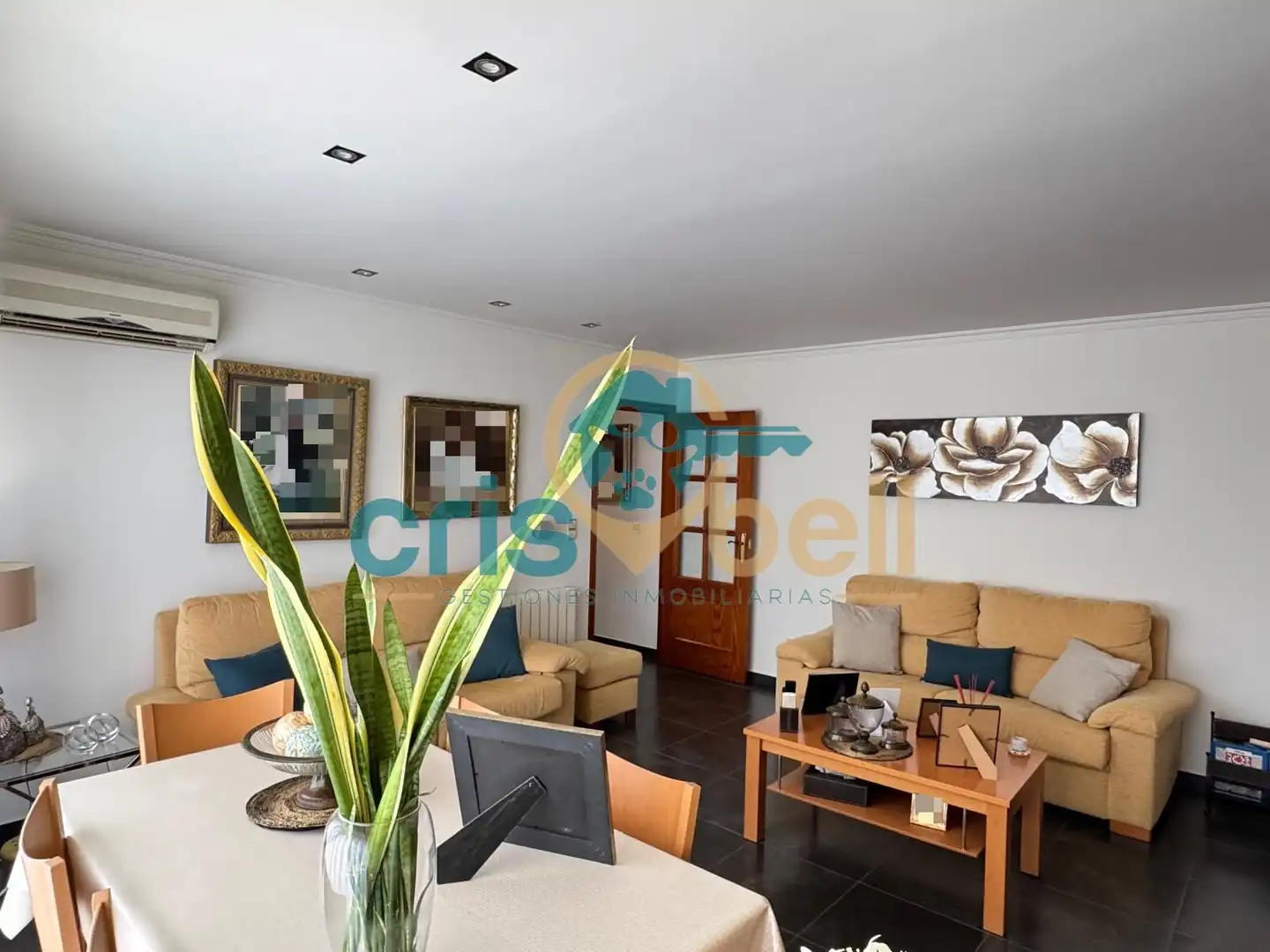 Sala de estar de Piso en venta en Lorca con Aire acondicionado, Trastero y Amueblado