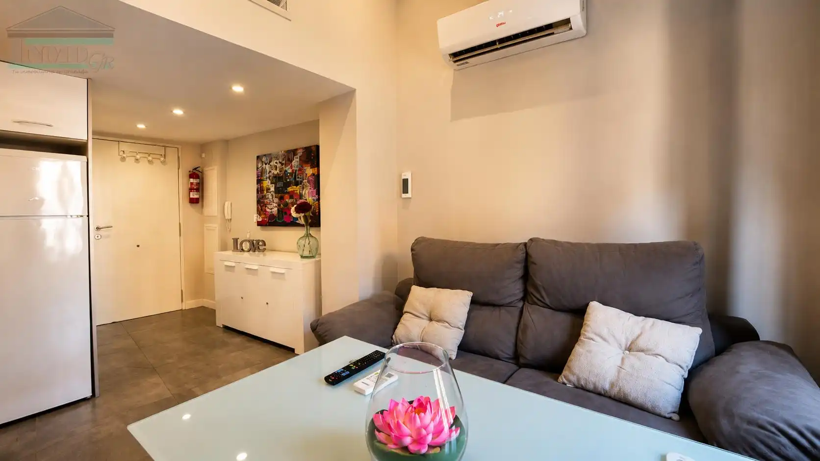 Living room of Duplexes for rent in Granada  with Air Conditioner, Furnished and Washing machine