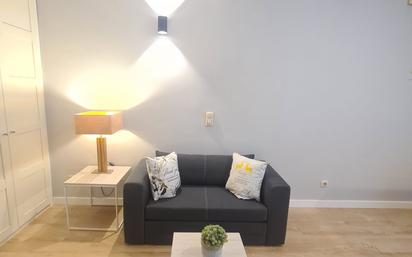 Living room of Study to rent in  Madrid Capital  with Air Conditioner, Heating and Furnished