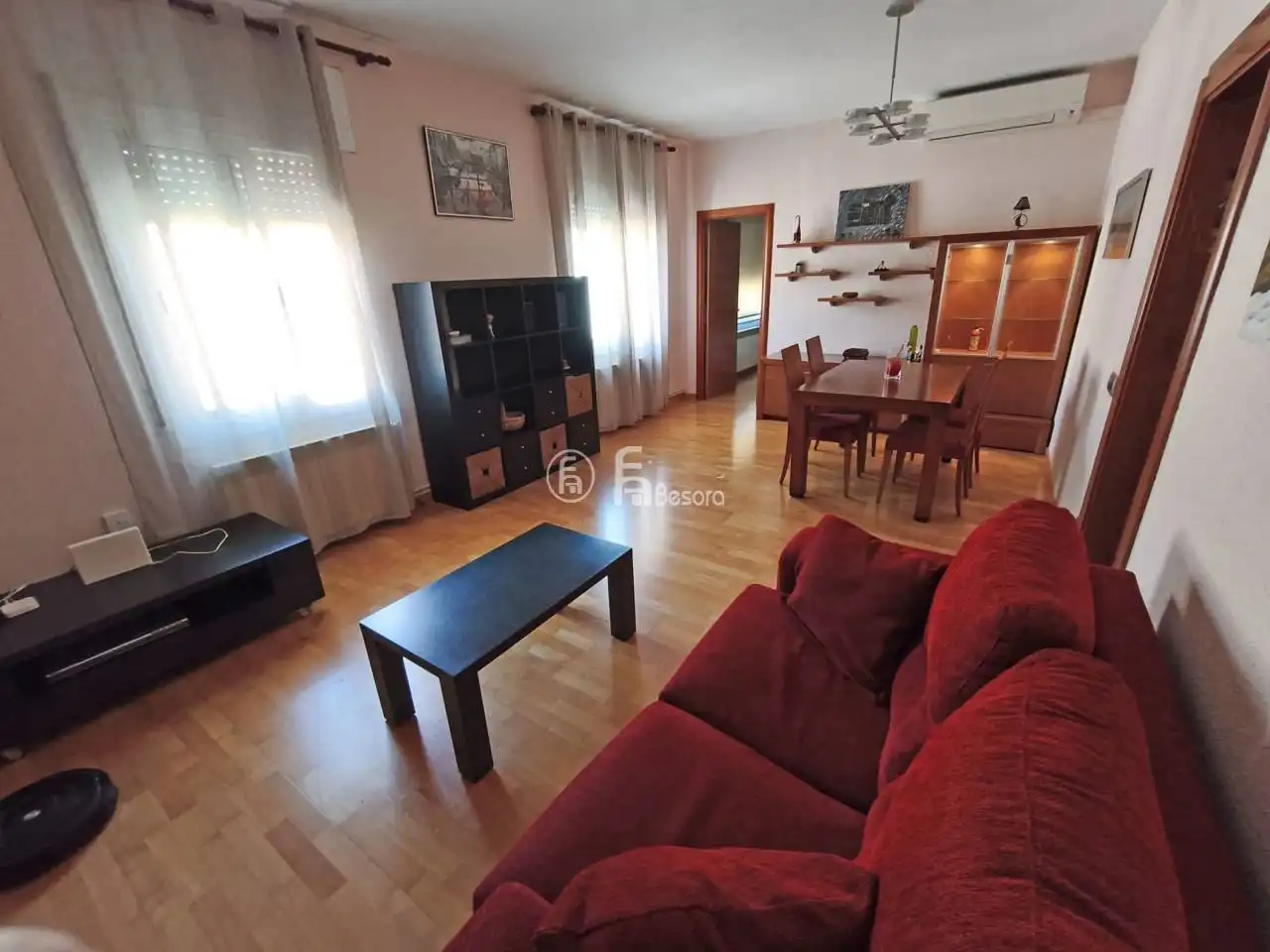 Sala de estar de Piso en venta en Lleida con Aire acondicionado, Calefacción y Parquet