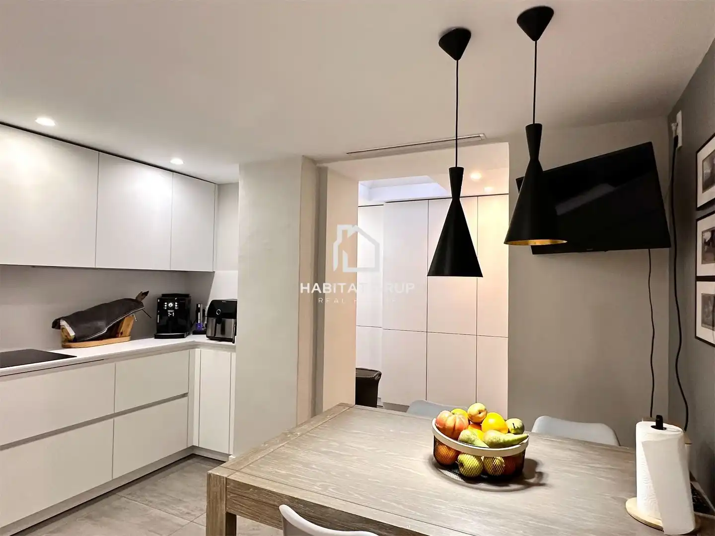 Kitchen of Duplexes for sale in Sant Feliu de Llobregat  with Air Conditioner, Heating and Private garden