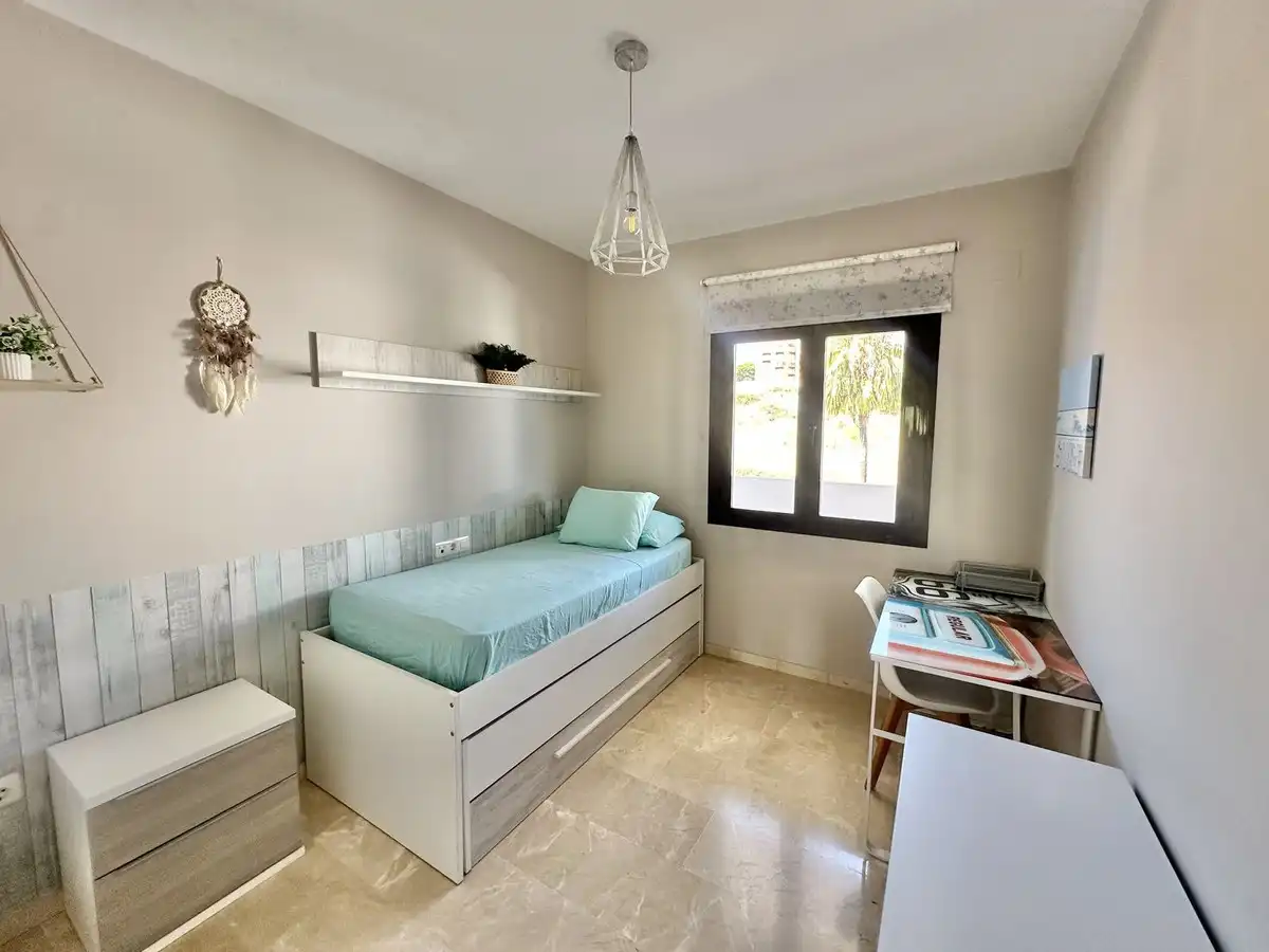 Schlafzimmer von Wohnungen zum Verkauf in Mijas mit Klimaanlage, Heizung und Terrasse