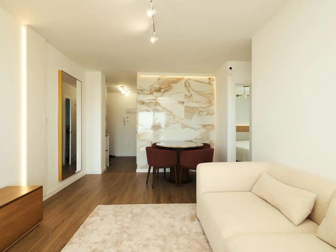 Wohnzimmer von Wohnungen zum Verkauf in Torrevieja mit Klimaanlage, Heizung und Terrasse