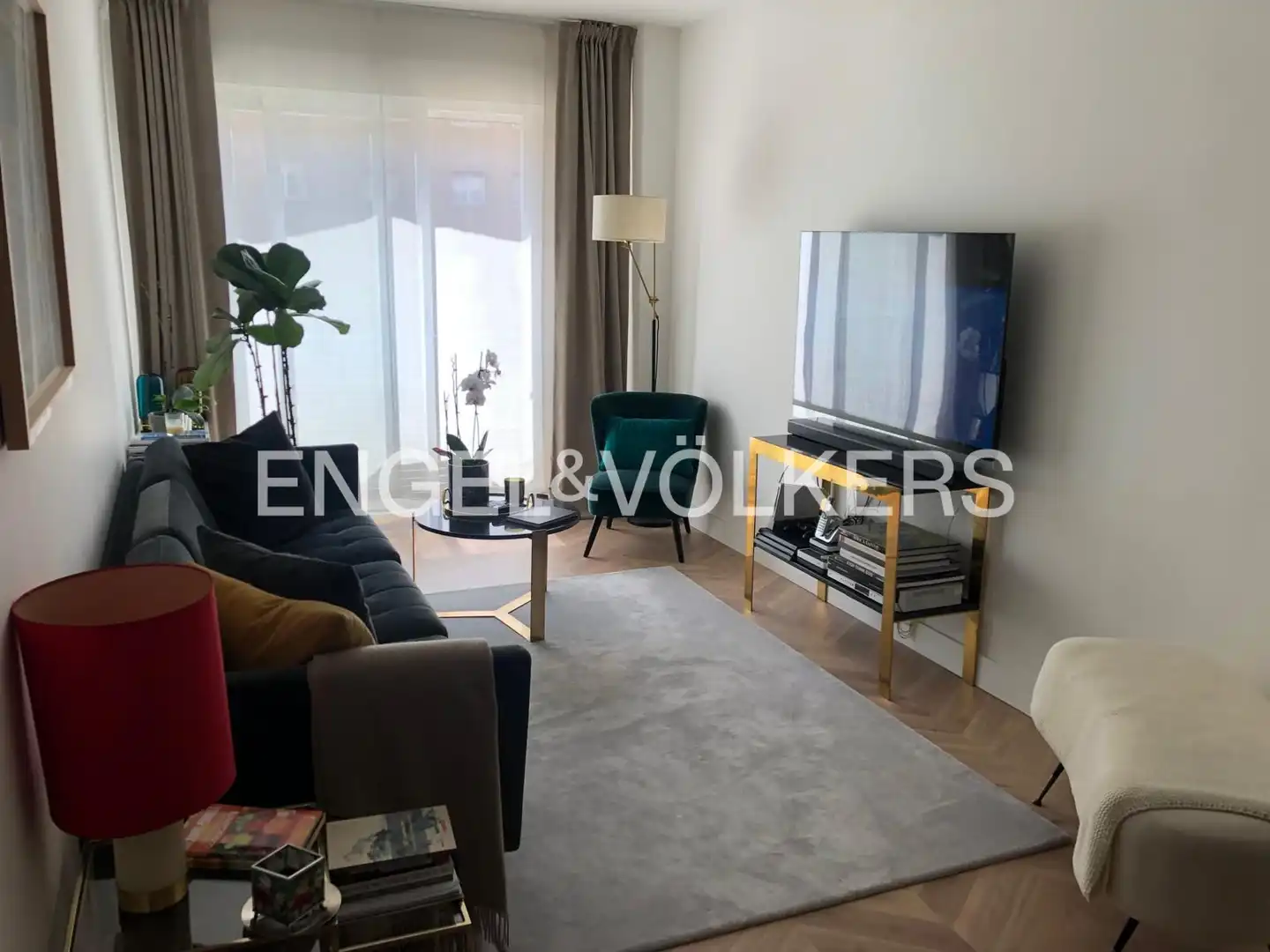 Sala de estar de Piso de alquiler en Madrid con Aire acondicionado, Calefacción y Parquet