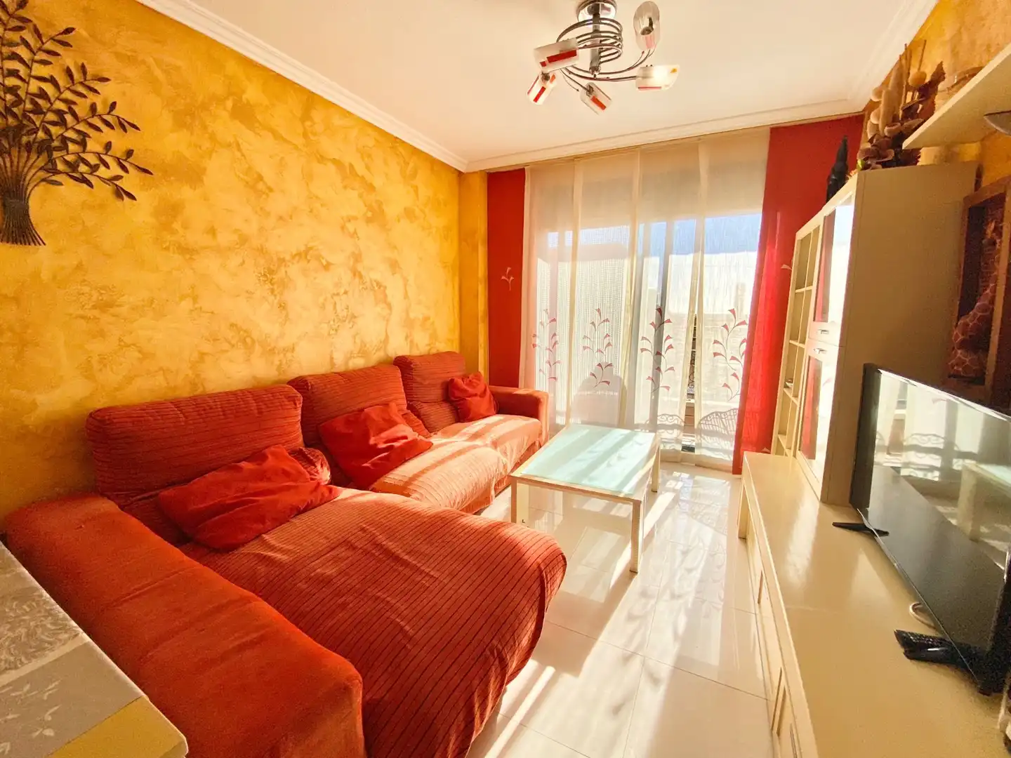 Living room of Attic for rent in Guardamar del Segura  with Air Conditioner, Heating and Furnished