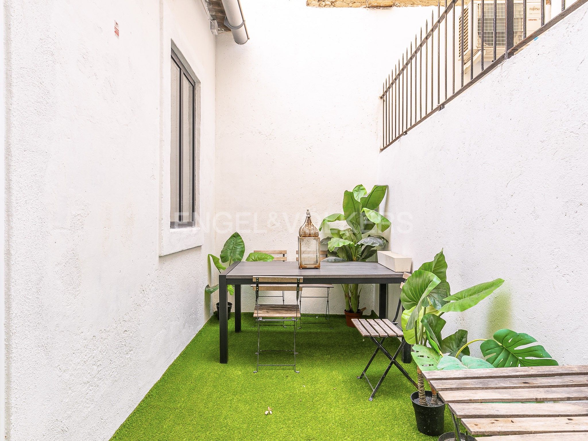 Terrace of Apartment for sale in  Barcelona Capital  with Air Conditioner, Heating and Parquet flooring