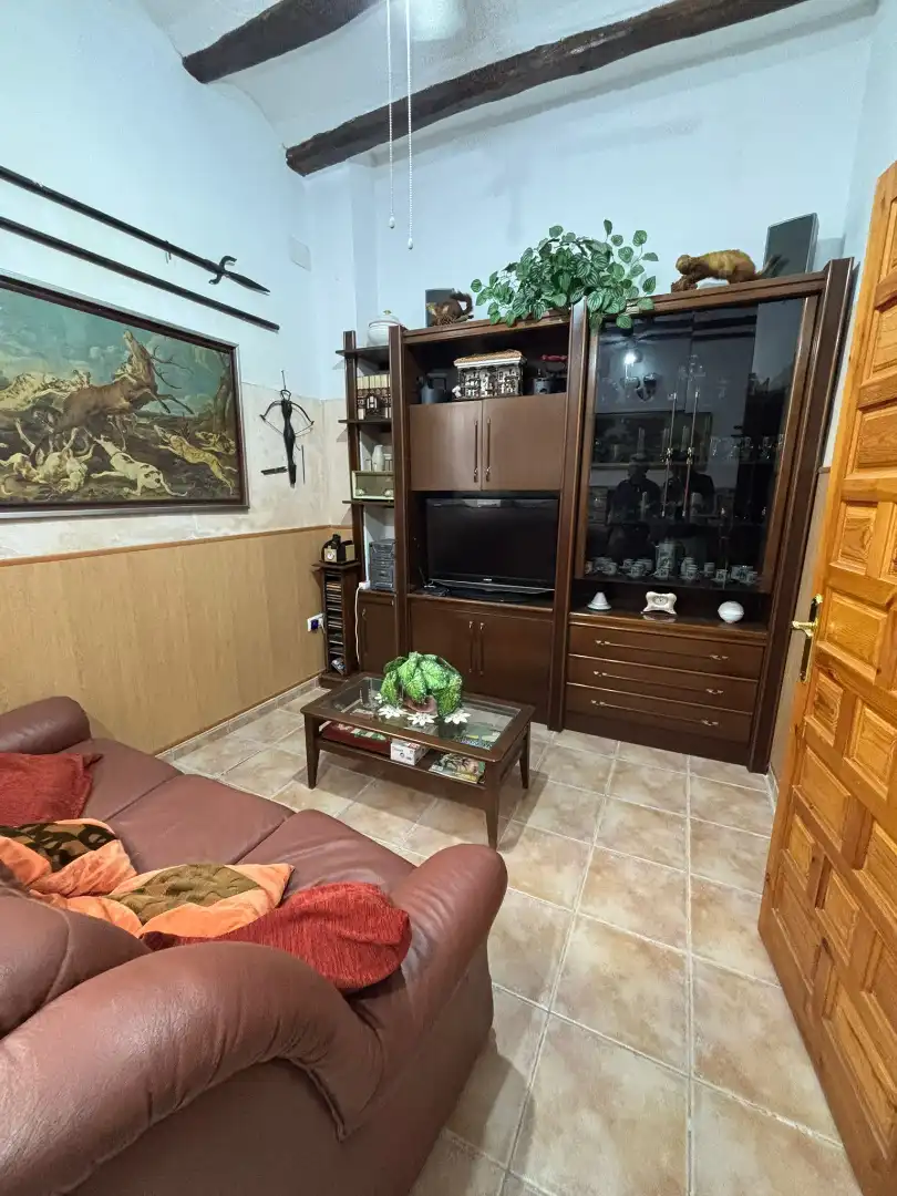 Sala de estar de Casa o chalet en venta en Benissanet con Aire acondicionado, Calefacción y Amueblado