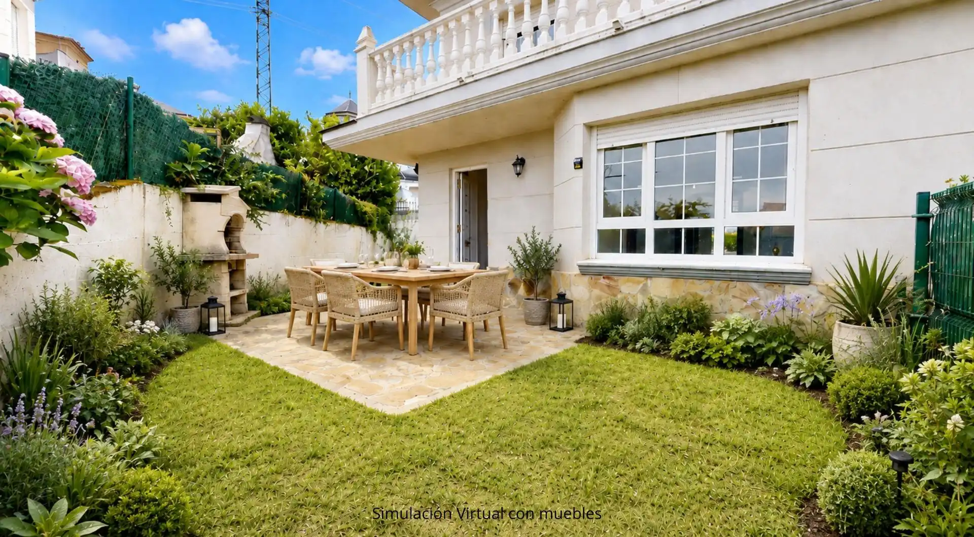 Terraza de Casa adosada en venta en Bárcena de Cicero con Calefacción, Jardín privado y Terraza