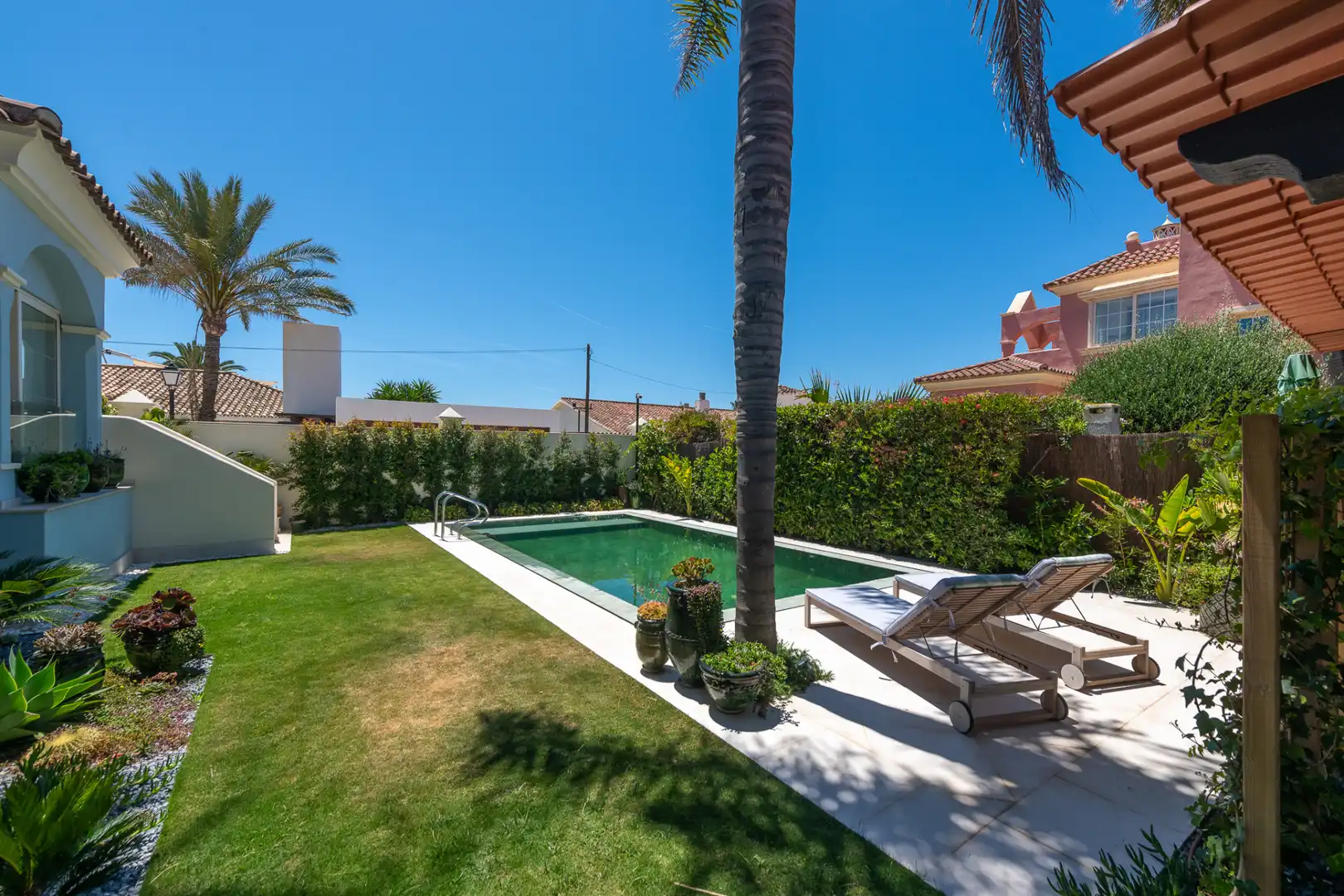 Jardín de Casa o chalet en venta en Marbella con Aire acondicionado, Calefacción y Jardín privado