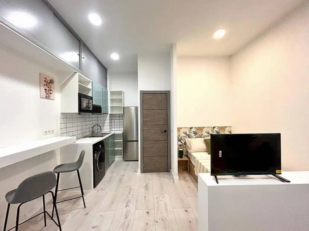Cocina de Estudio en venta en  Barcelona Capital con Parquet y Amueblado