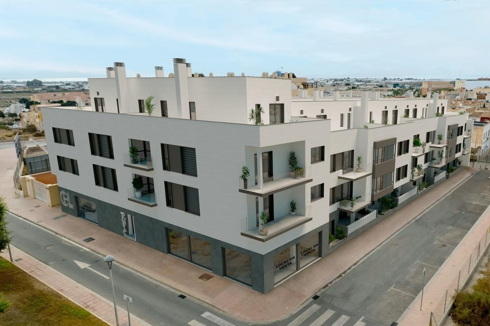 Exterior view of Flat for sale in  Almería Capital