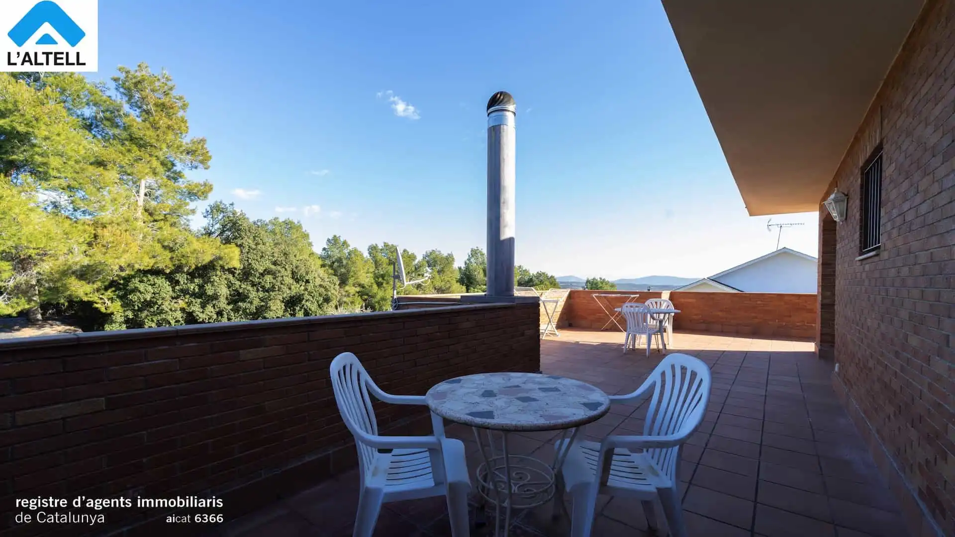Terrasse von Haus oder Chalet zum Verkauf in L'Ametlla del Vallès mit Klimaanlage, Heizung und Privatgarten