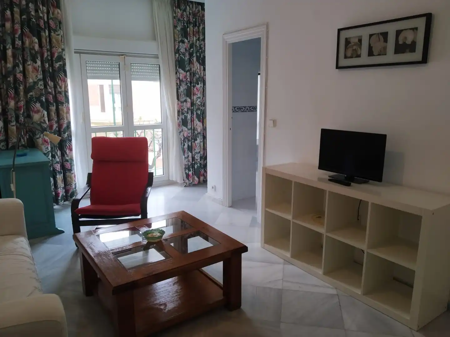 Living room of Flat for rent in Málaga  with Furnished