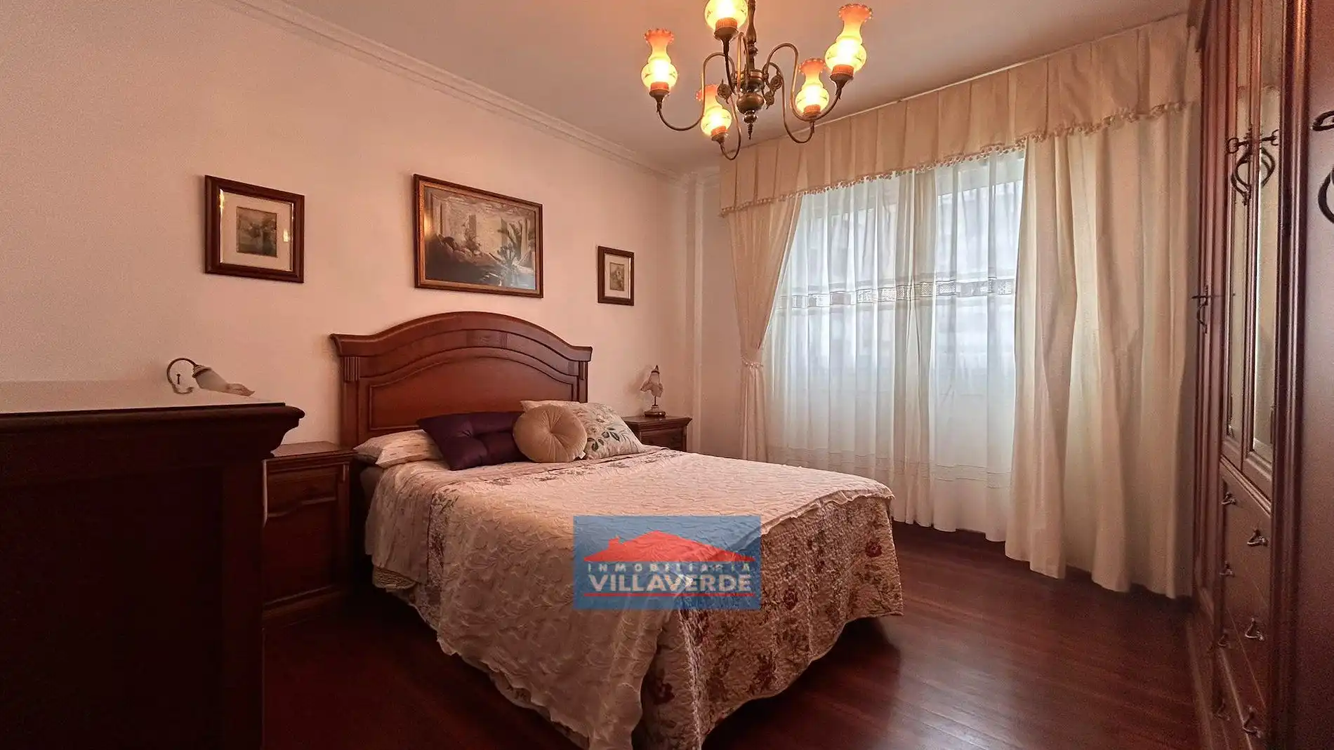 Bedroom of Flat for sale in Cangas   with Heating, Parquet flooring and Storage room