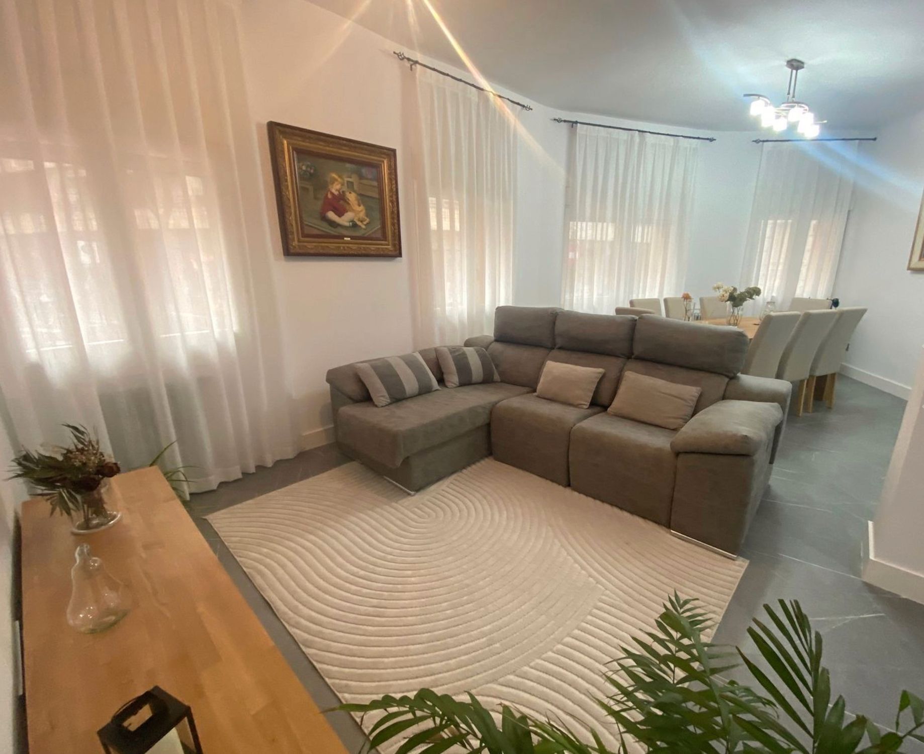 Living room of Flat for sale in Ciudad Real Capital  with Air Conditioner, Heating and Private garden