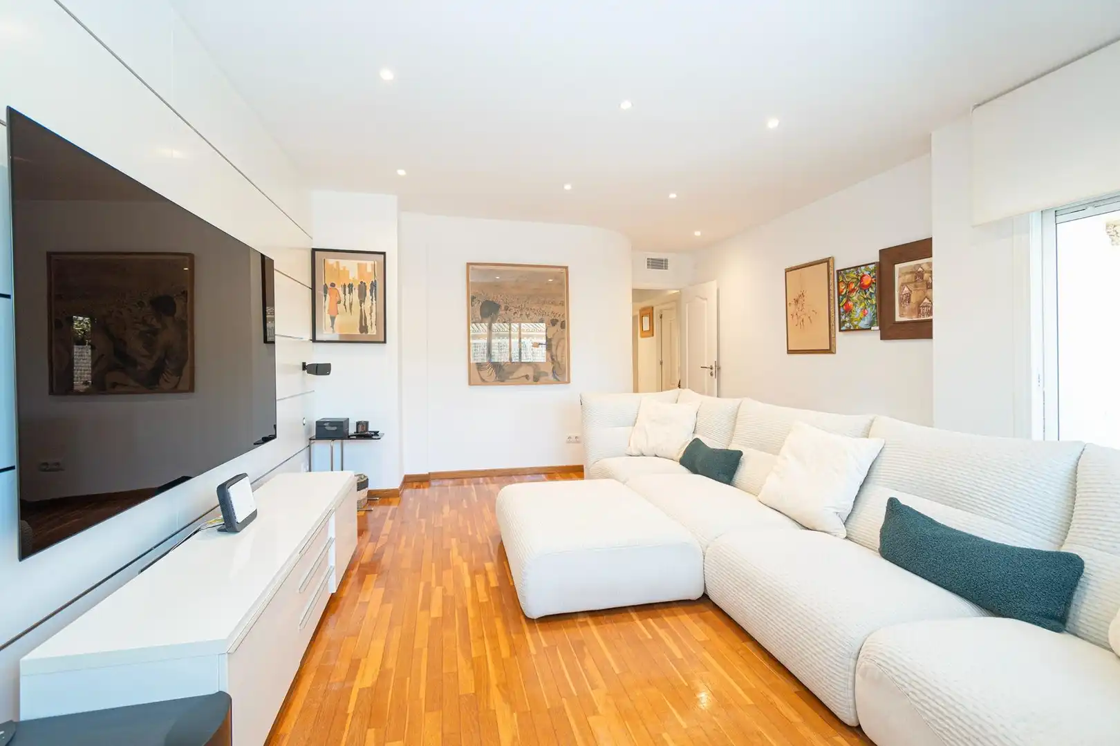 Sala d'estar de Dúplex en venda en  Palma de Mallorca amb Aire condicionat, Calefacció i Jardí privat