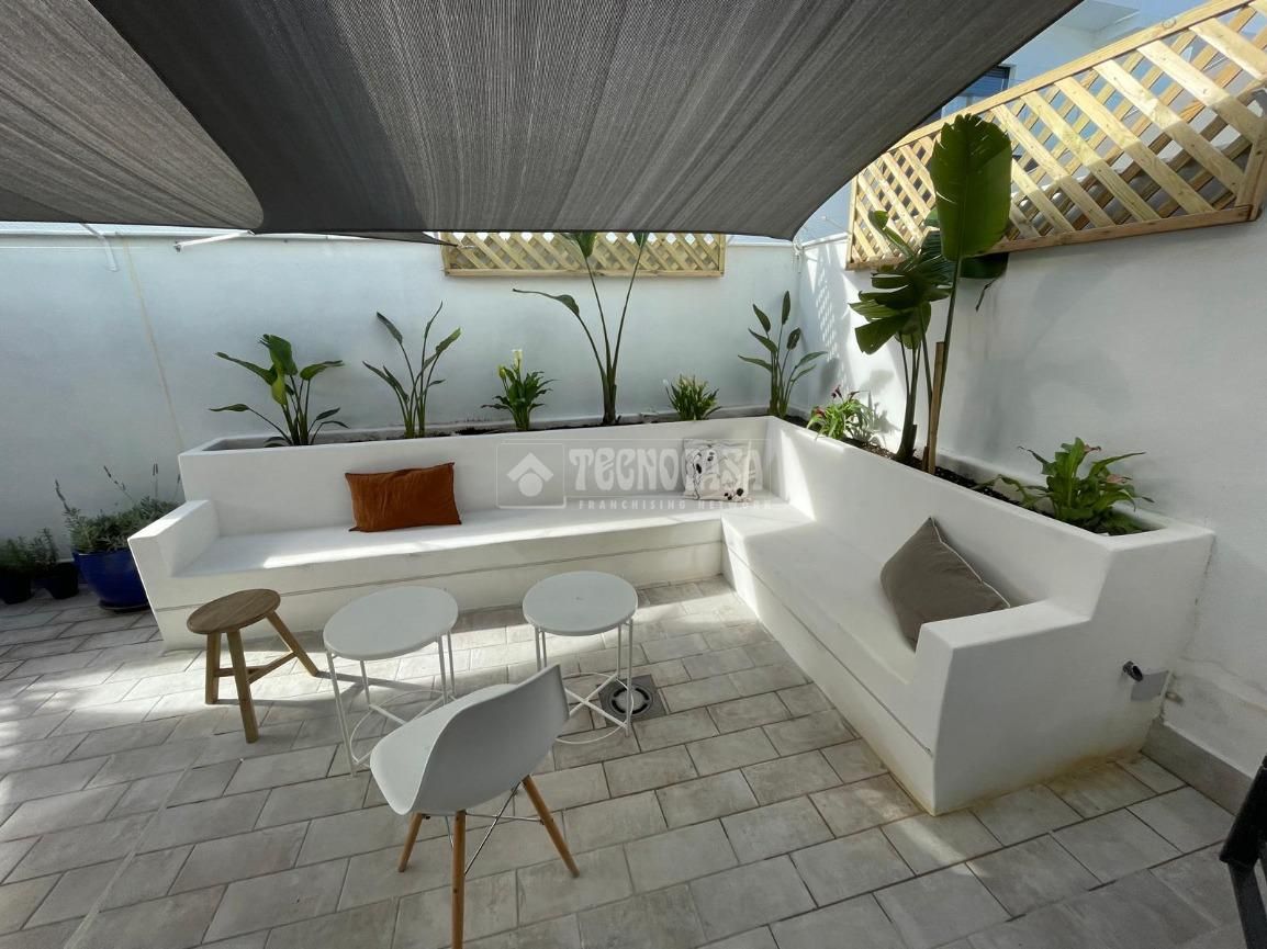 Terrace of Single-family semi-detached to rent in La Rinconada  with Air Conditioner and Heating