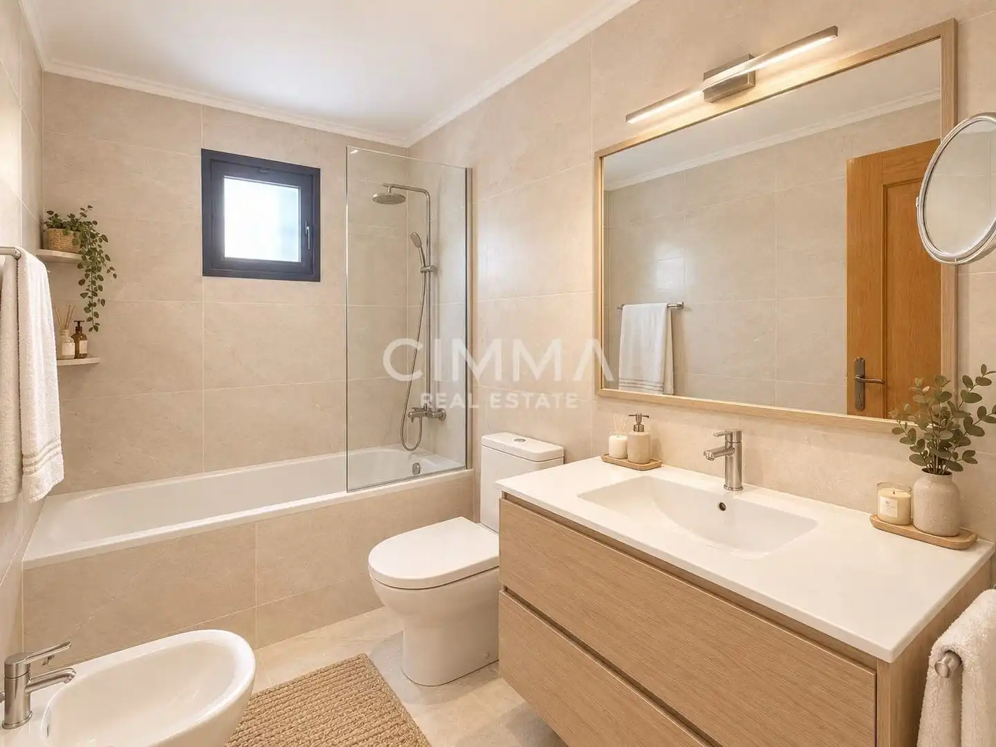 Badezimmer von Erdgeschoss zum Verkauf in Villajoyosa / La Vila Joiosa mit Privatgarten, Terrasse und Schwimmbad