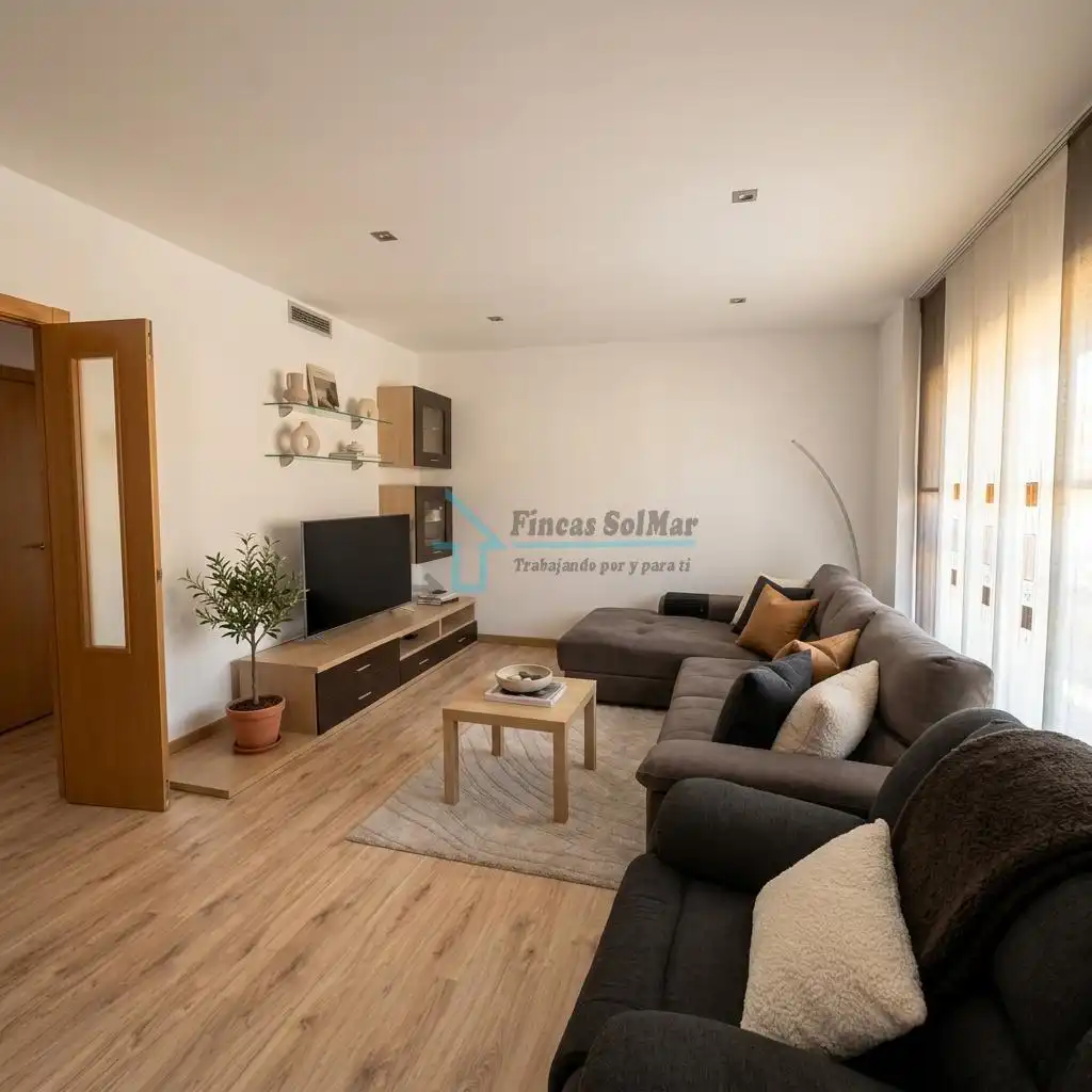 Sala d'estar de Apartament en venda en Castellón de la Plana / Castelló de la Plana amb Aire condicionat, Calefacció i Parquet