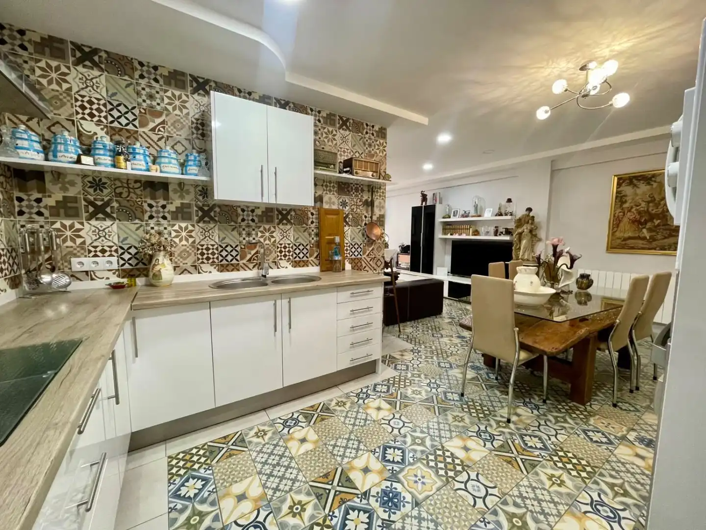 Küche von Wohnung zum Verkauf in Valdepeñas mit Heizung, Terrasse und Balkon