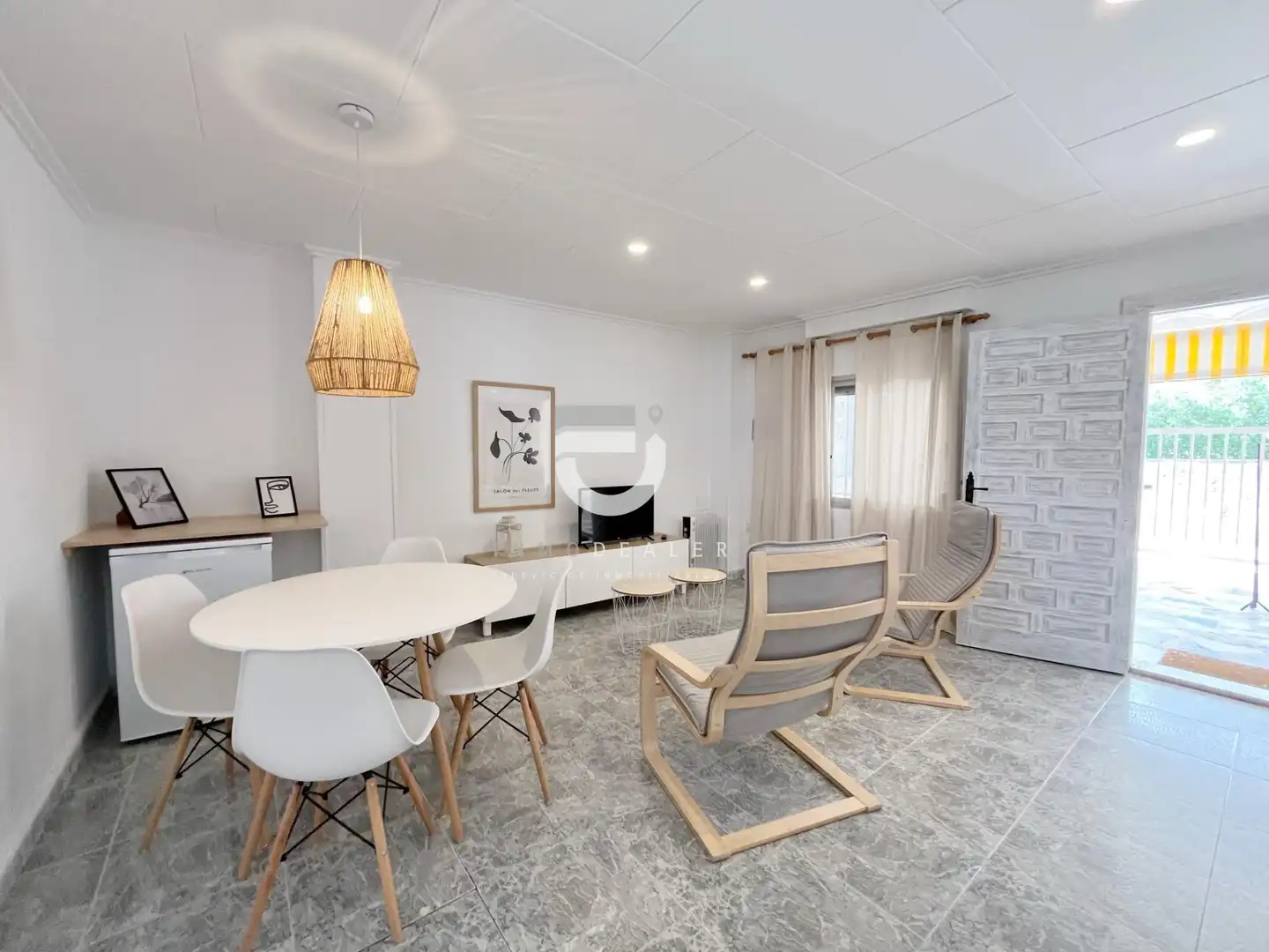 Wohnzimmer von Haus oder Chalet zum Verkauf in Oliva mit Klimaanlage, Heizung und Terrasse