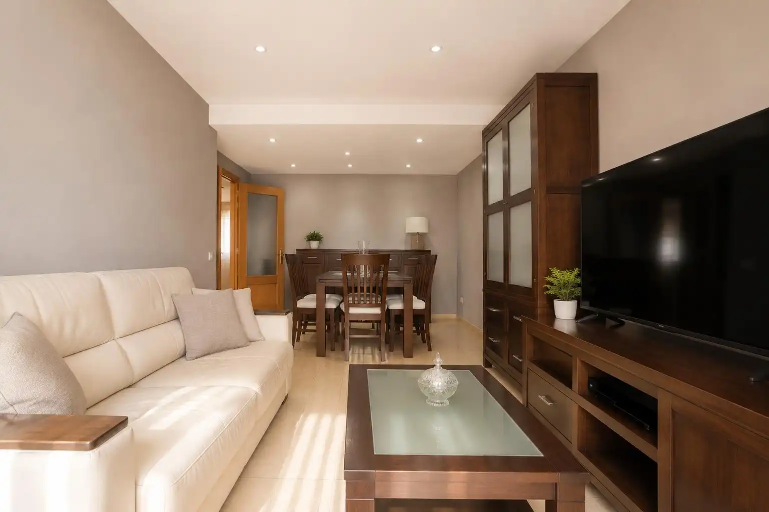 Sala de estar de Casa adosada en venta en Mont-roig del Camp