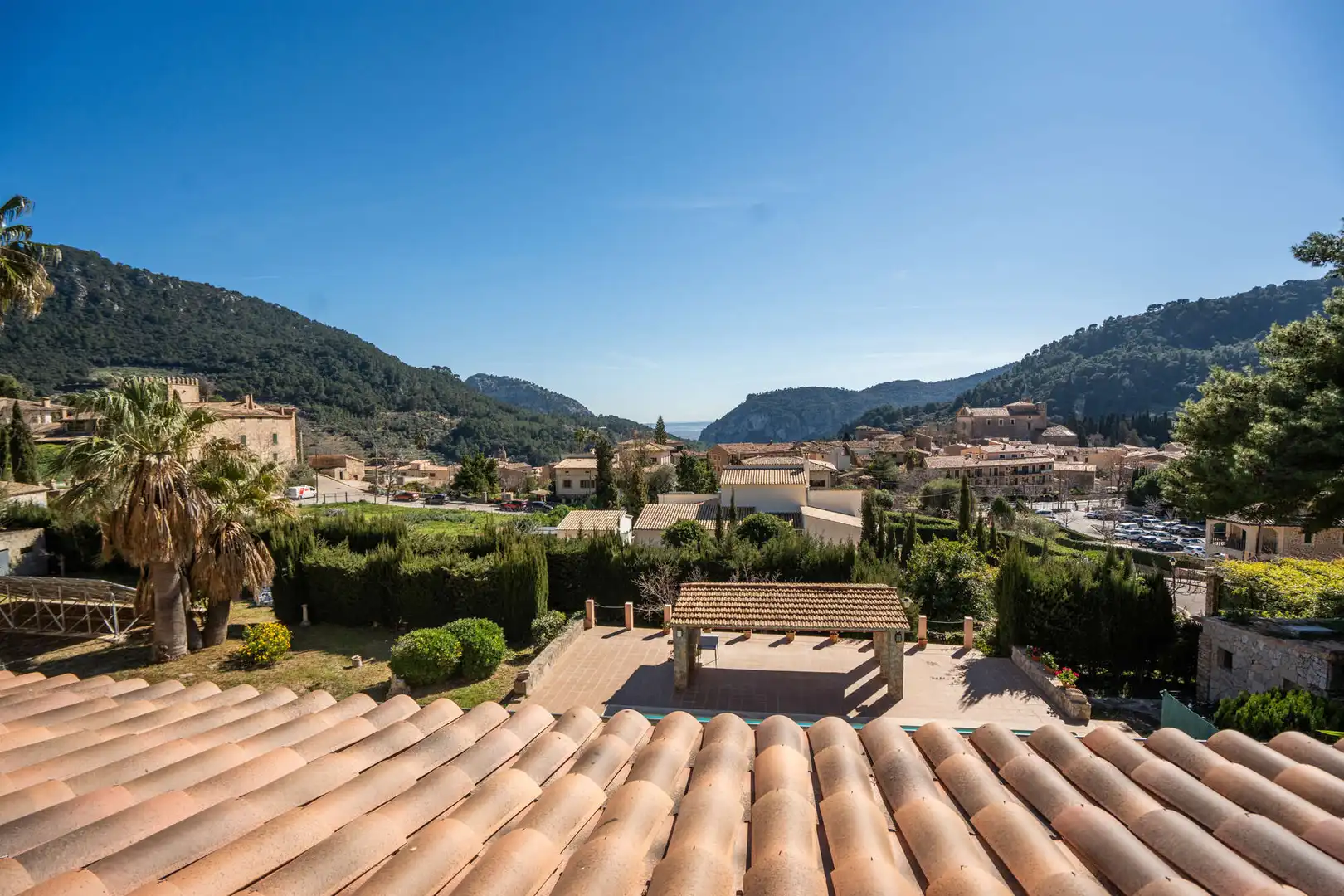 Exterior view of Houses for sale in Valldemossa  with Air Conditioner, Terrace and Furnished