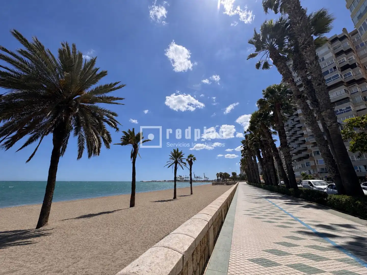 Vista exterior de Apartamento de alquiler en Málaga con Aire acondicionado y Amueblado