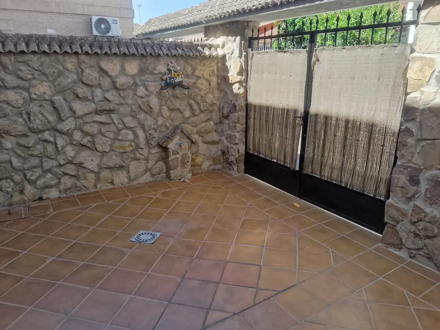 Terrassa de Casa o xalet de lloguer en Escalona amb Aire condicionat, Jardí privat i Terrassa