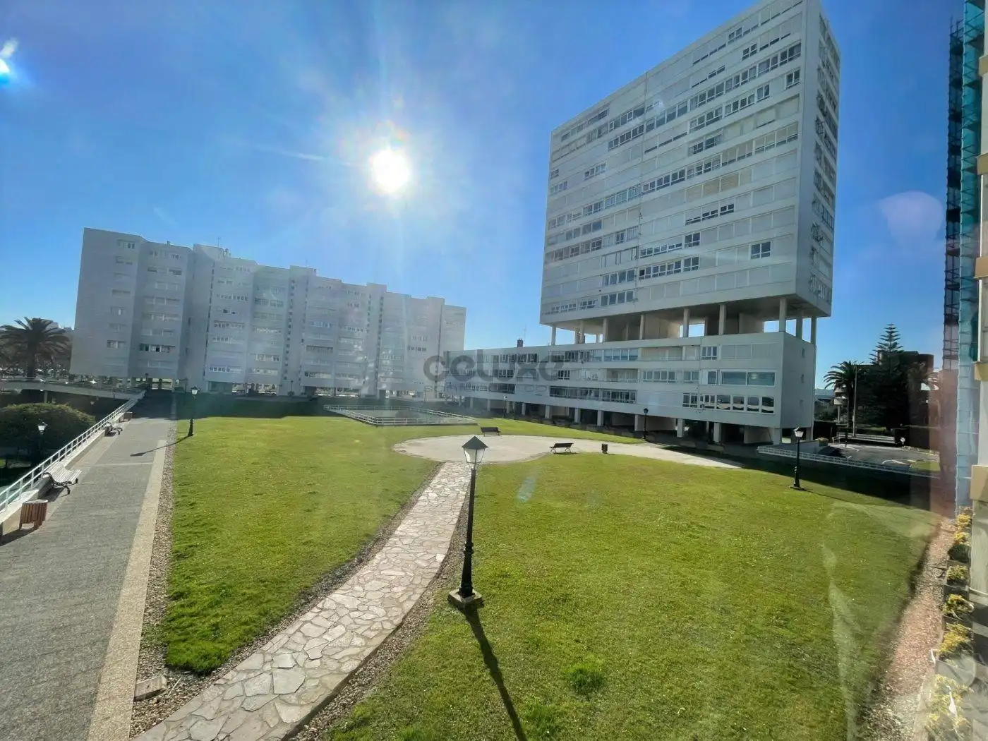 Vista exterior de Pis de lloguer en Santander amb Calefacció i Moblat