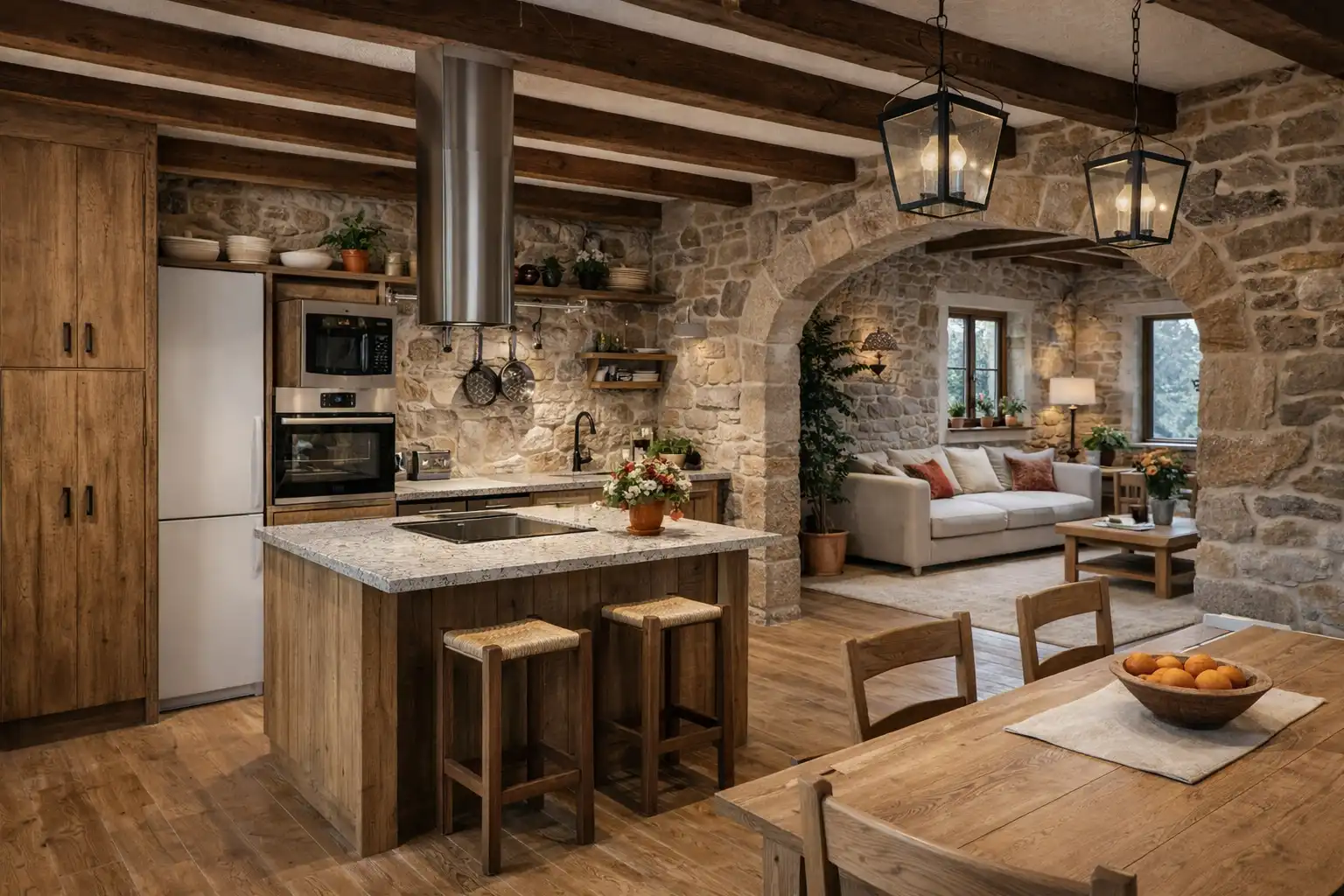 Cocina de Casa adosada en venta en Vilardevós