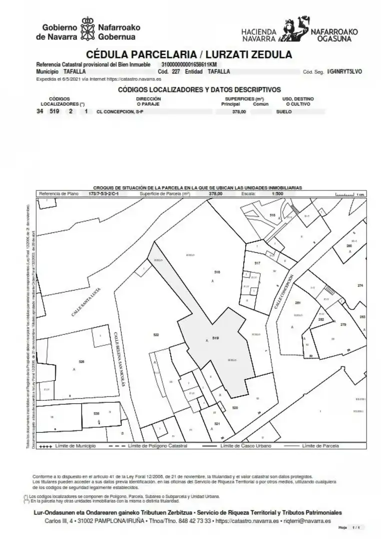 Rustikales Grundstück zum Verkauf in Tafalla - Calle CONCEPCION, imagen 5