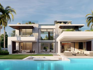 Casa con piscina en venta en Milla de Oro