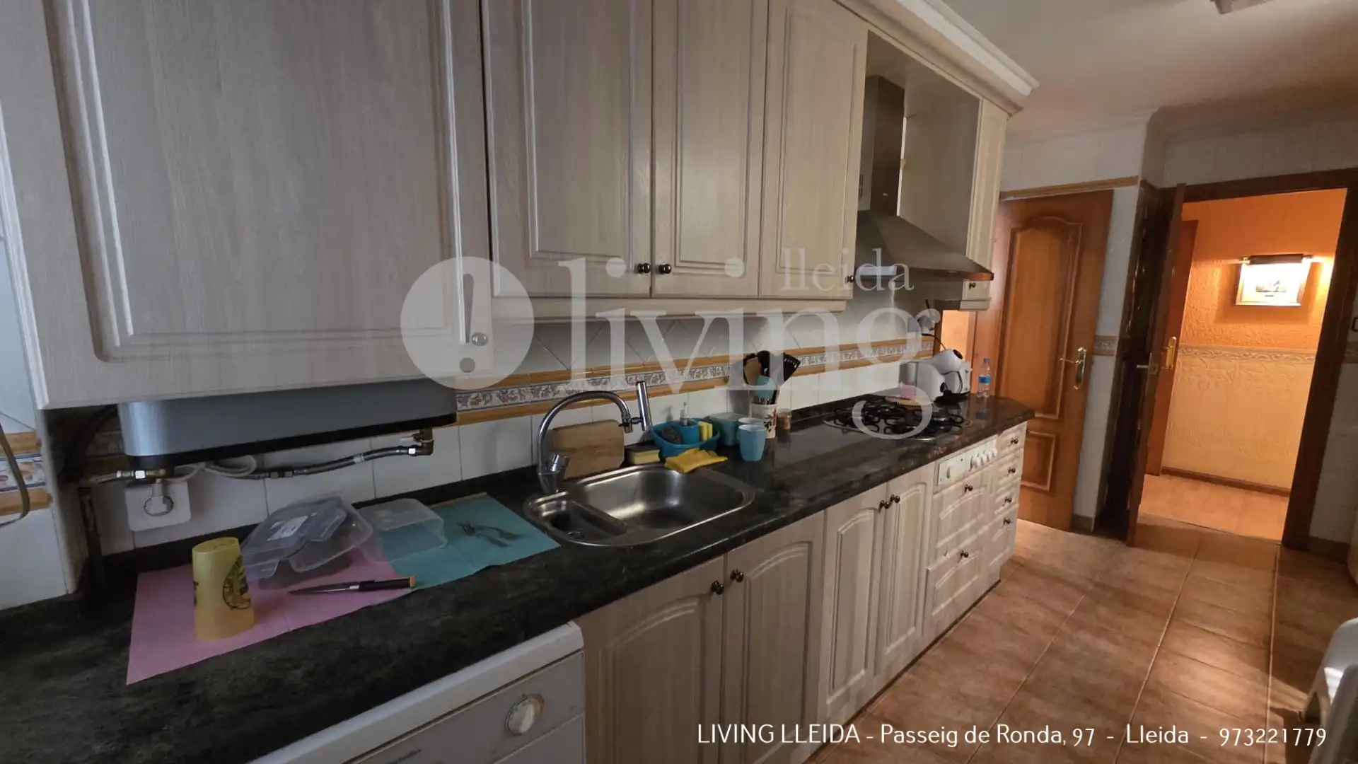 Kitchen of Flat for rent in Lleida  with Air Conditioner, Heating and Parquet flooring