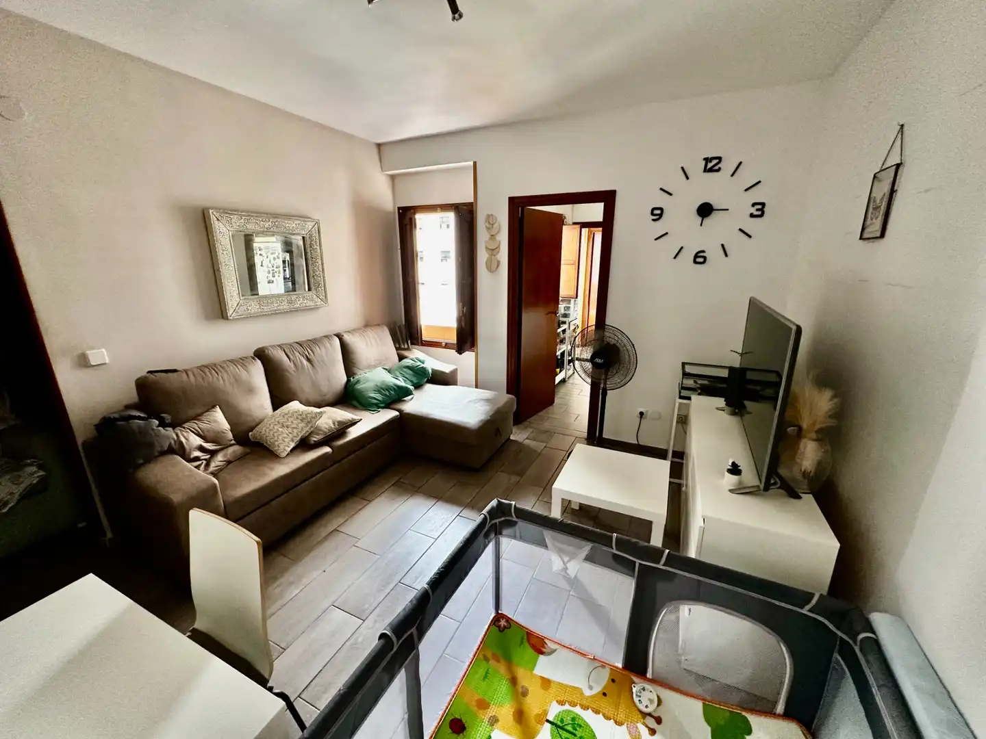 Sala de estar de Piso en venta en Sant Joan d'Alacant con Balcón