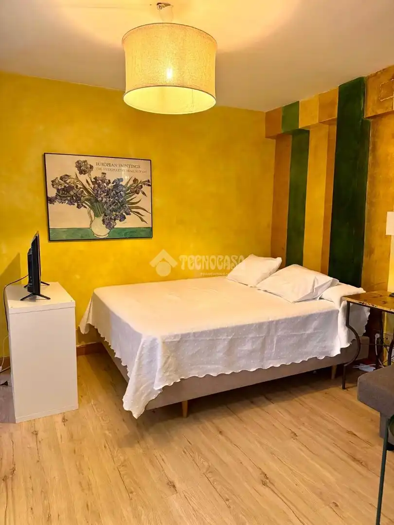 Habitación de Estudio de alquiler en Madrid con Aire acondicionado y Terraza