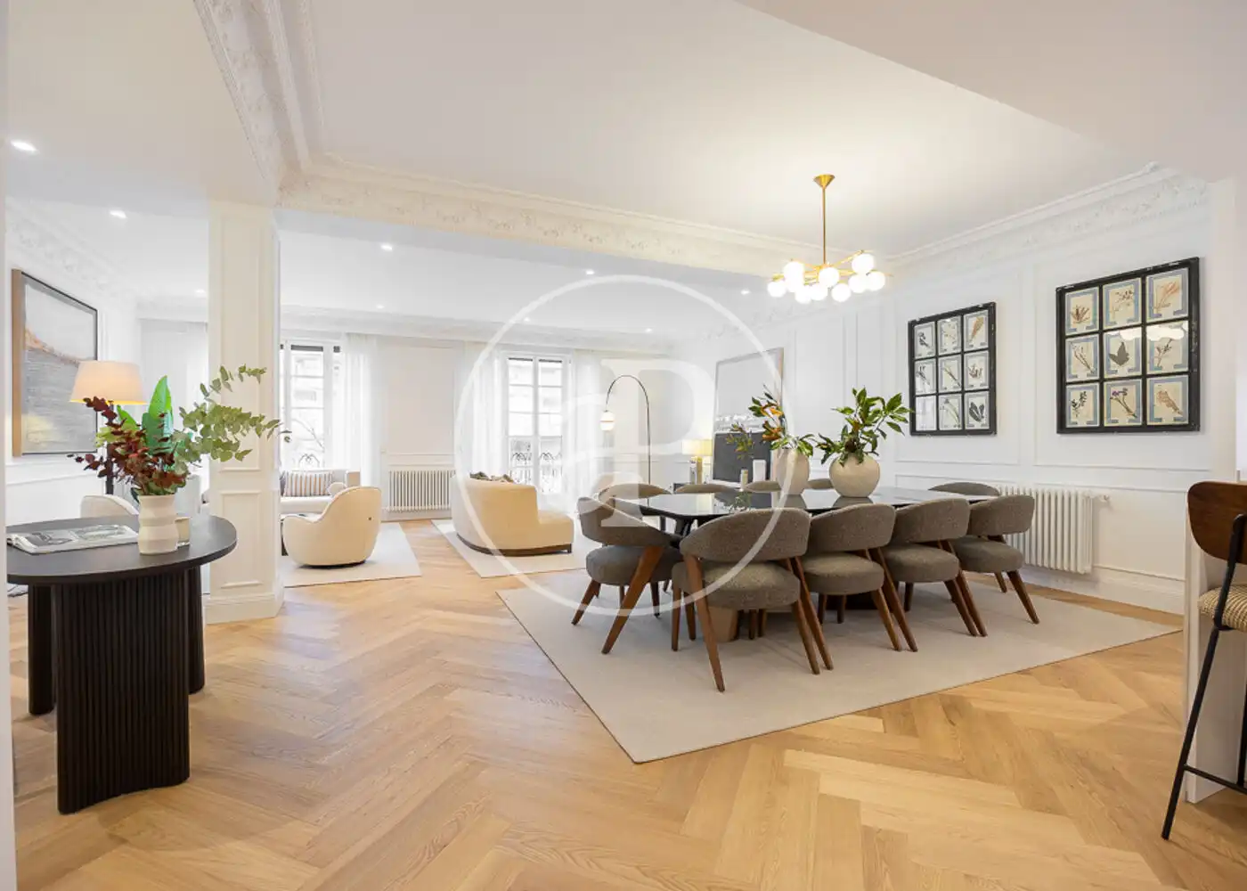 Dining room of Flat for sale in Madrid  with Air Conditioner, Heating and Furnished