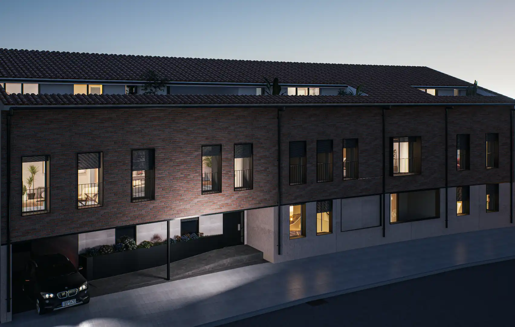 Vista exterior de Dúplex en venda en Figueres amb Terrassa