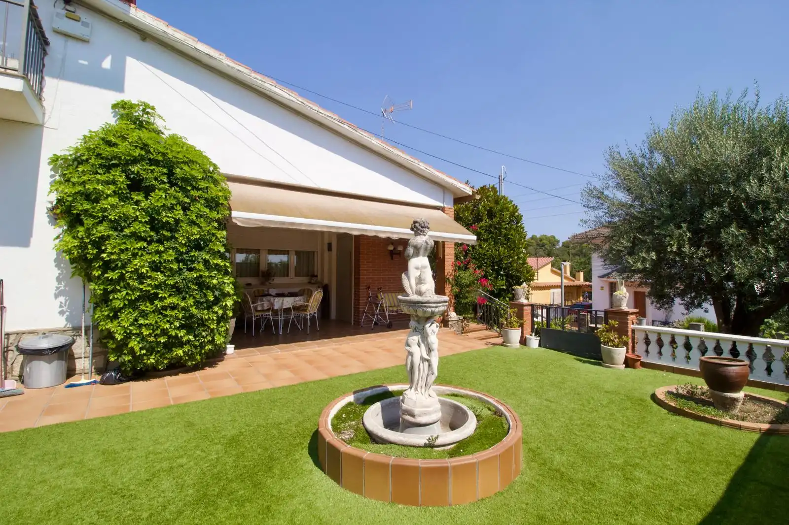 Terrassa de Casa o xalet en venda en Les Franqueses del Vallès amb Aire condicionat, Calefacció i Jardí privat