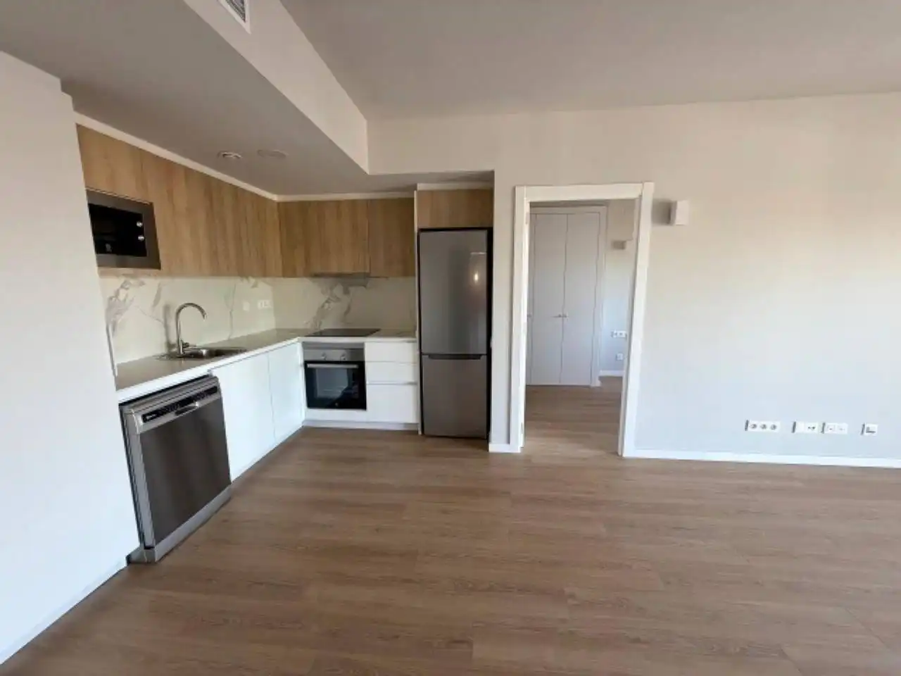 Kitchen of Flat for rent in Terrassa  with Air Conditioner, Heating and Parquet flooring