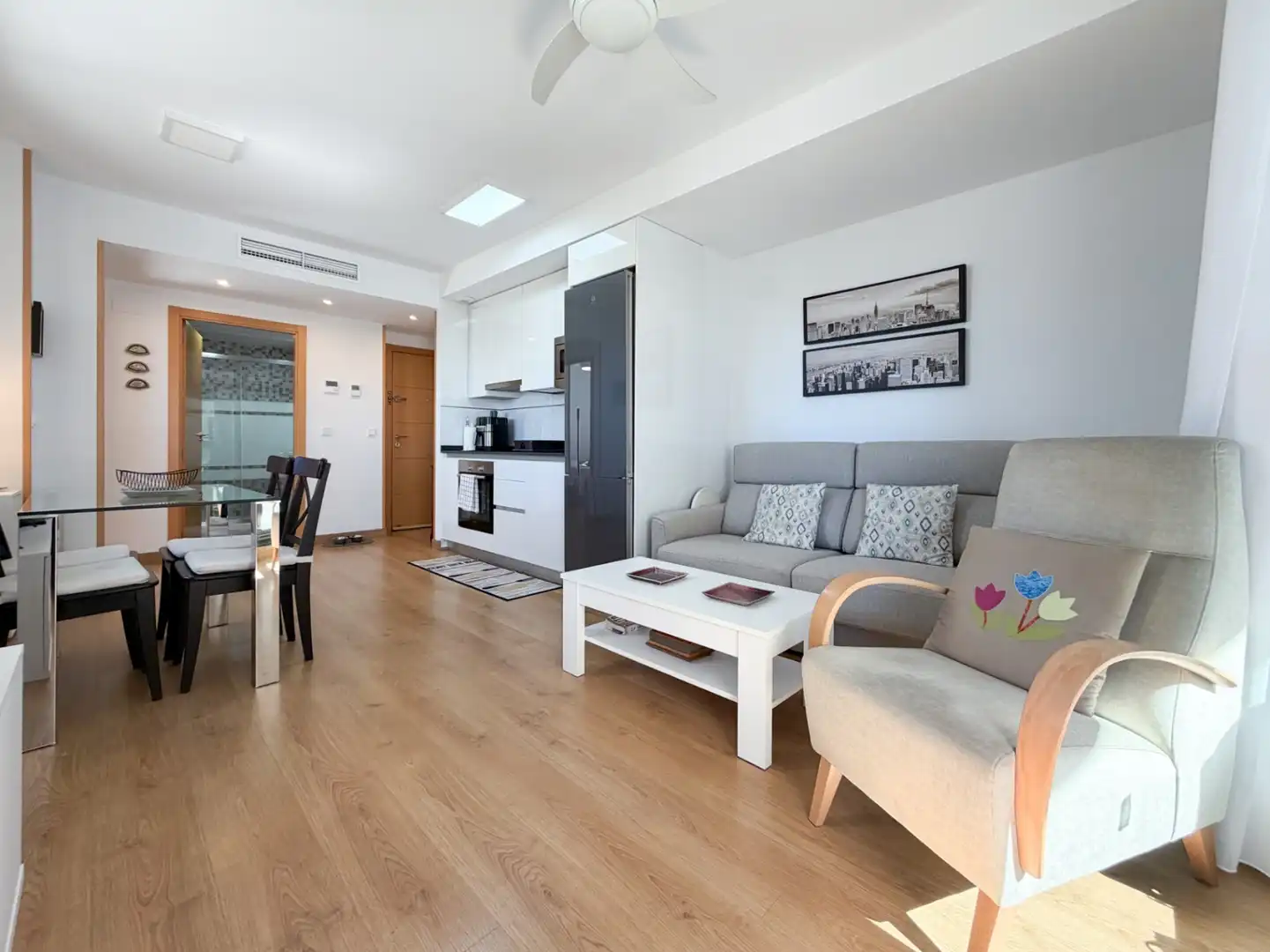 Living room of Apartments for sale in El Campello  with Air Conditioner, Storage room and Swimming Pool