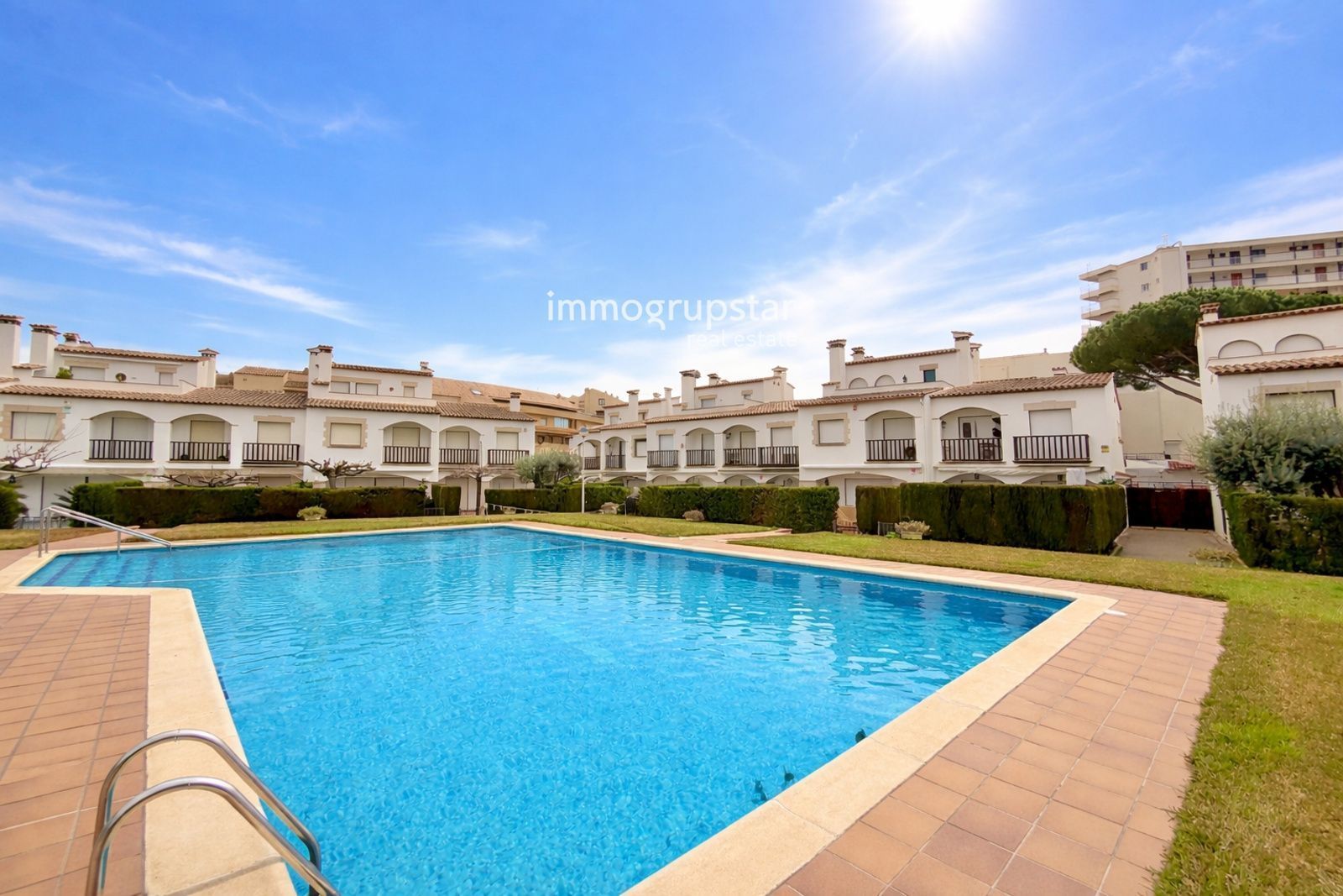 Swimming pool of Single-family semi-detached for sale in Calonge i Sant Antoni  with Heating, Terrace and Storage room