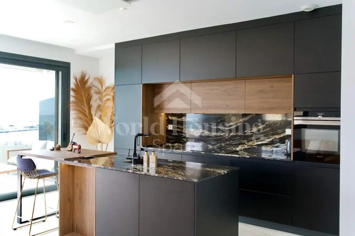 Cocina de Apartamento en venta en Santa Pola con Aire acondicionado, Calefacción y Terraza