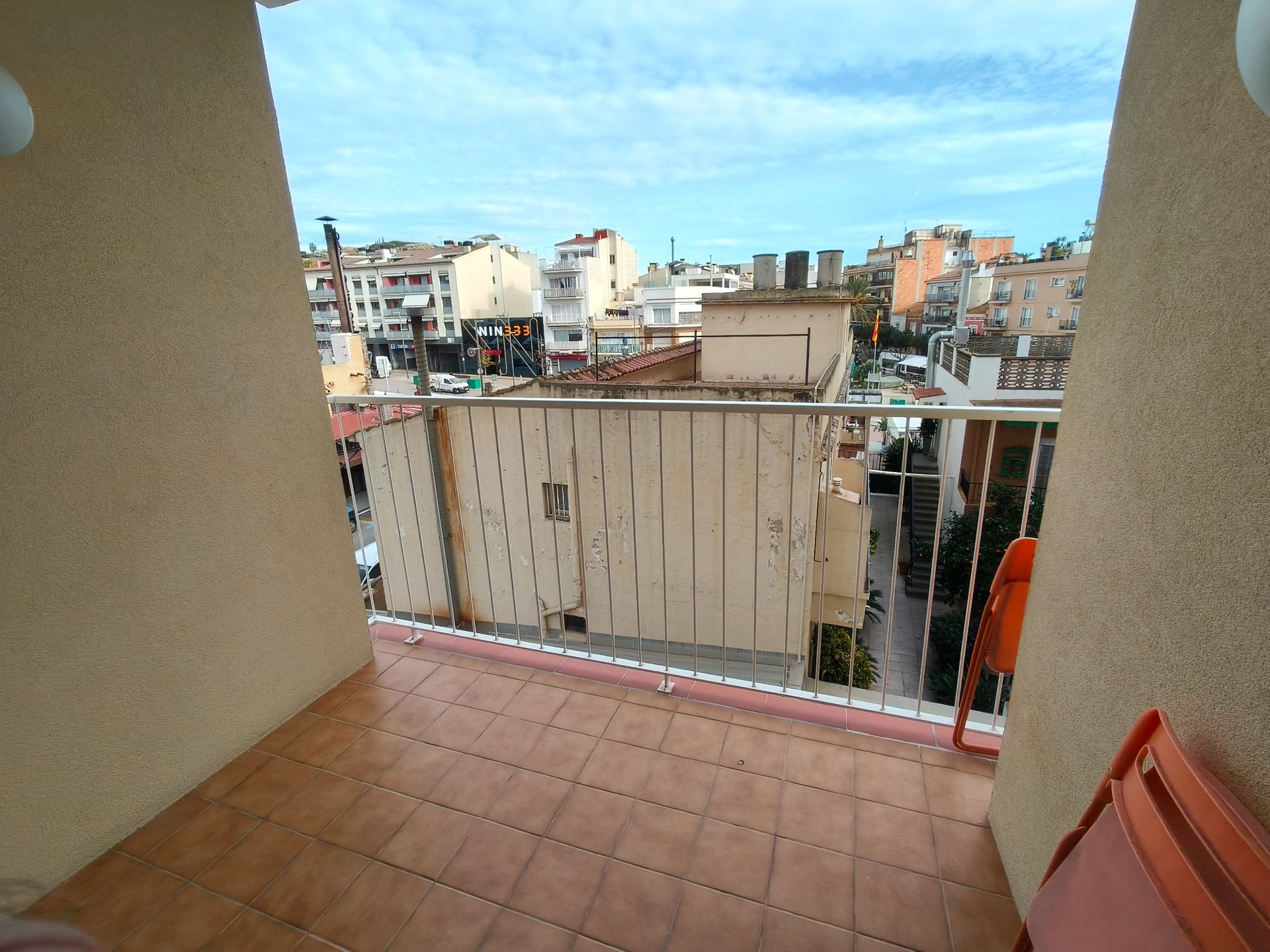 Balcony of Flat for sale in Calella  with Parquet flooring, Furnished and Oven
