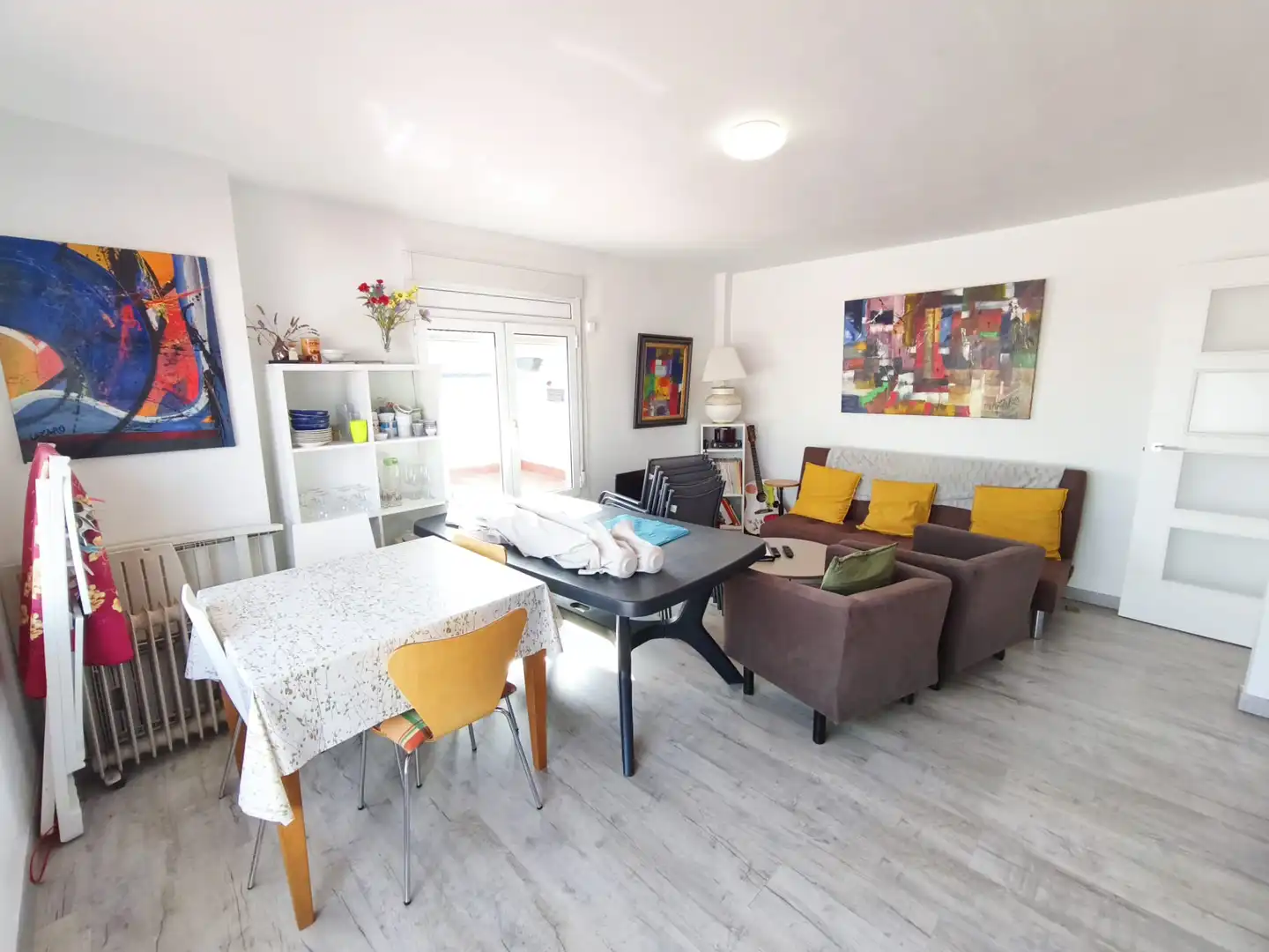 Sala de estar de Piso en venta en Salou con Calefacción, Parquet y Terraza